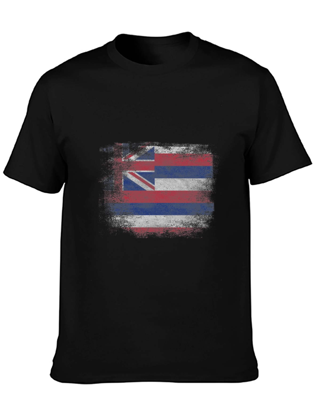 Hawaii Flag T-Shirt - Distressed Graphic Tee