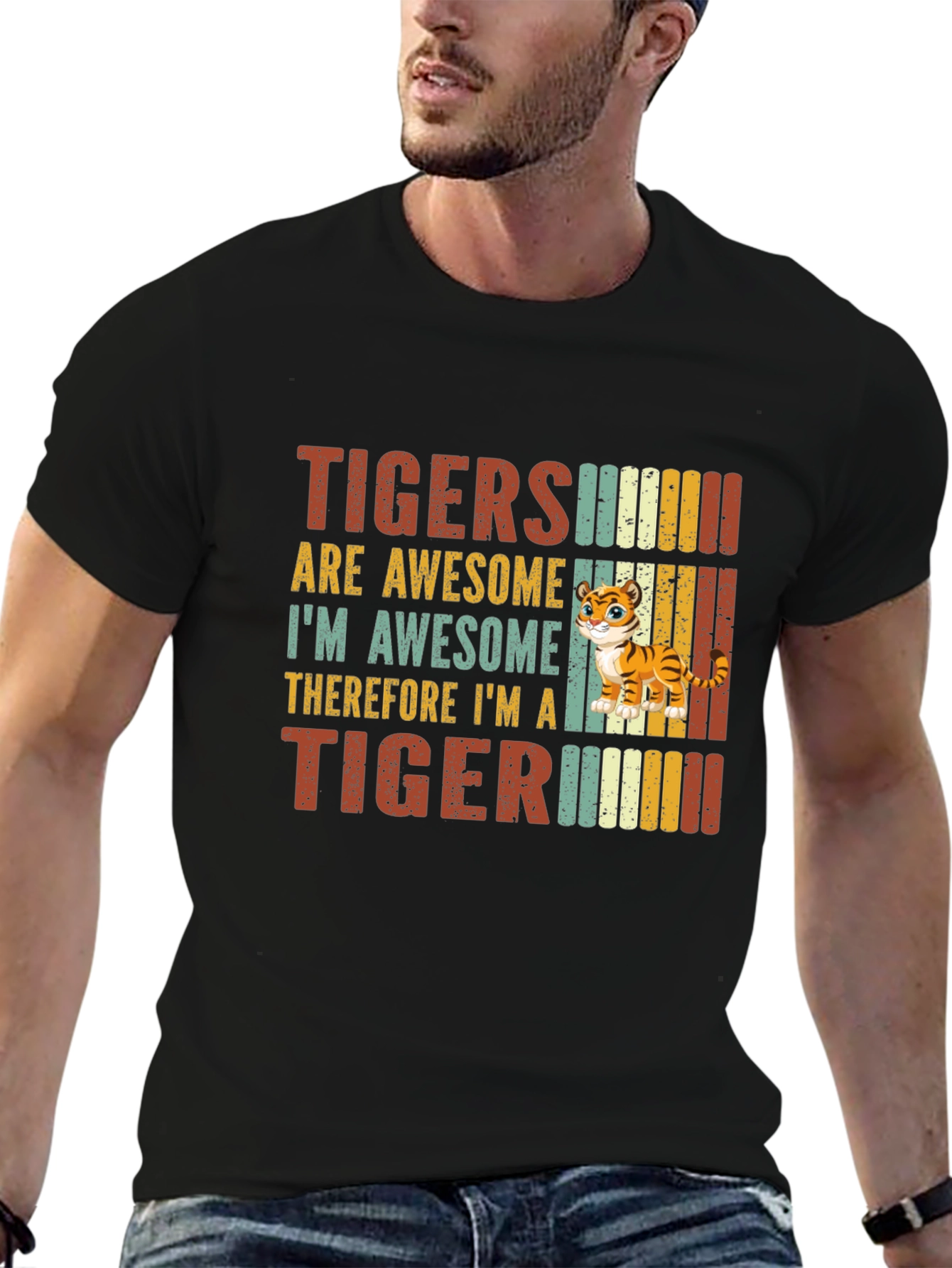 Tigers Are Awesome Graphic T-Shirt