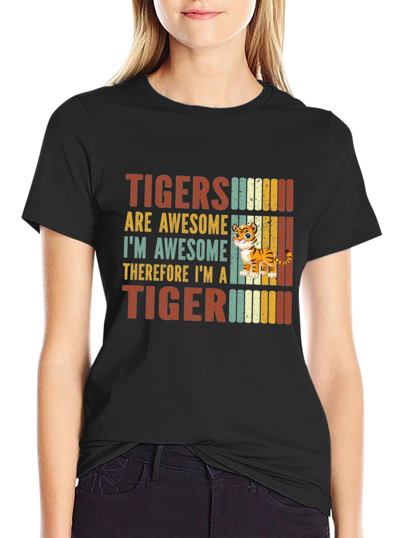 Tigers Are Awesome Graphic T-Shirt