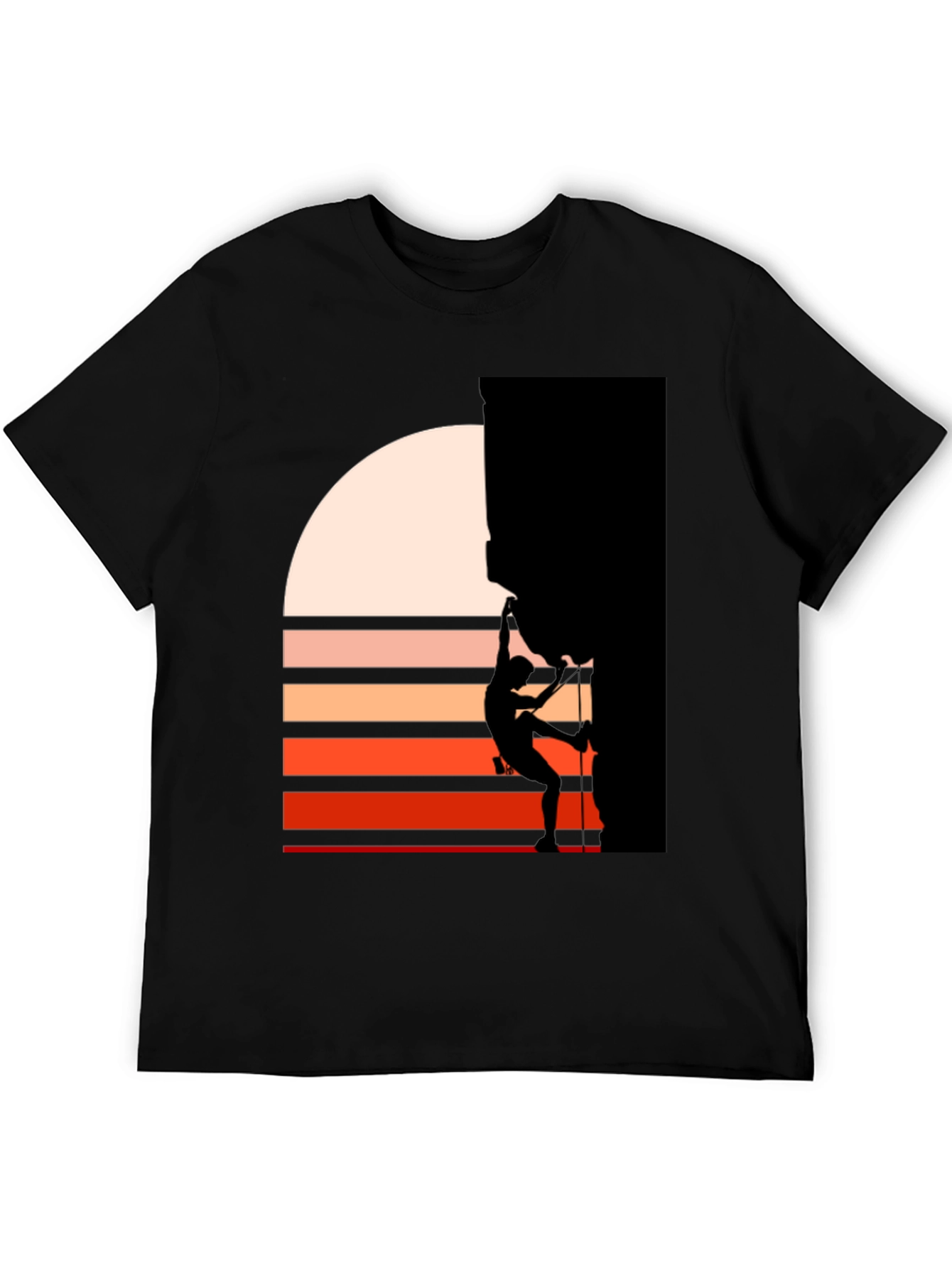 Climber Silhouette Graphic Tee - Adventure Awaits!