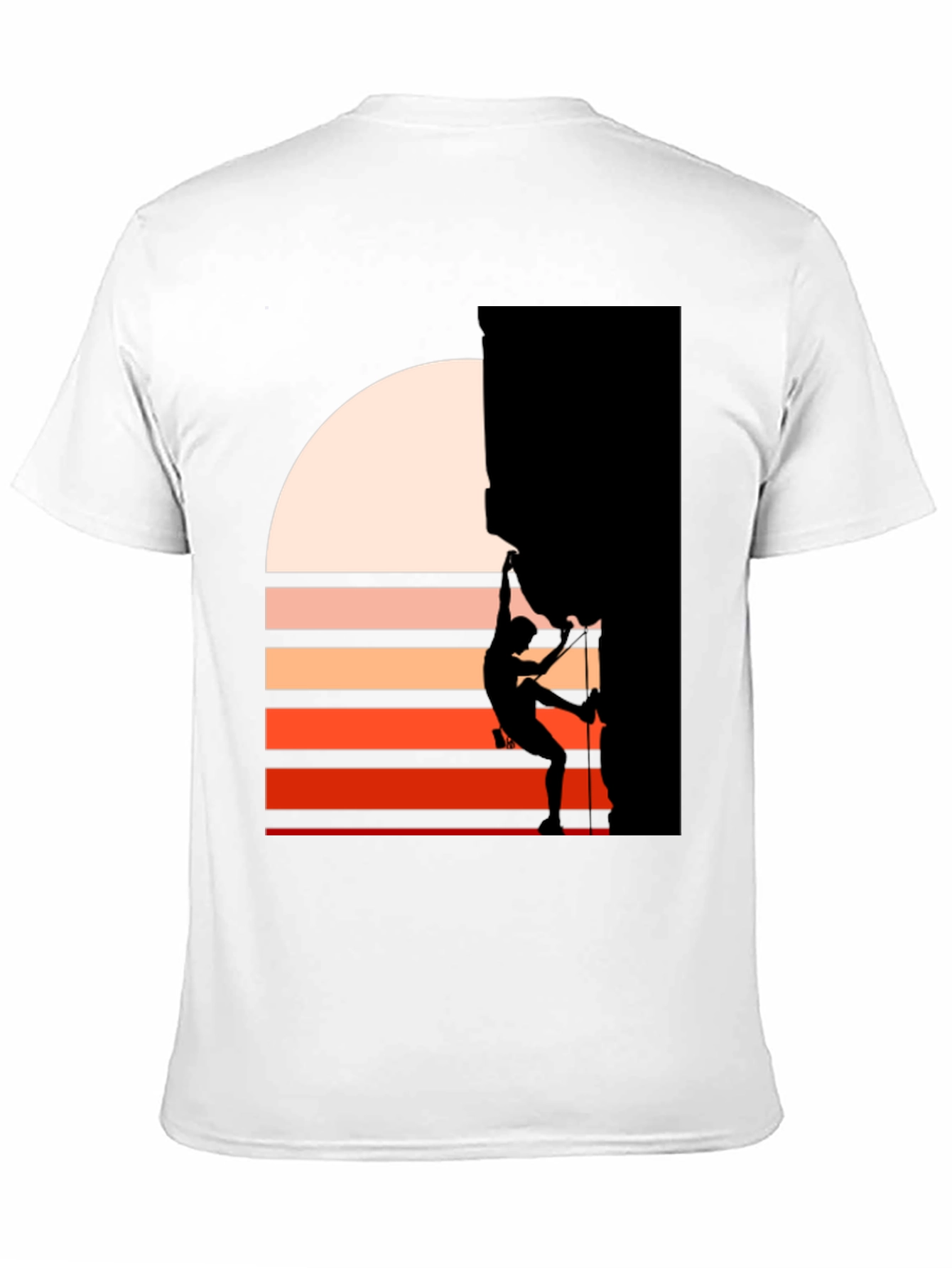 Climber Silhouette Graphic Tee - Adventure Awaits!