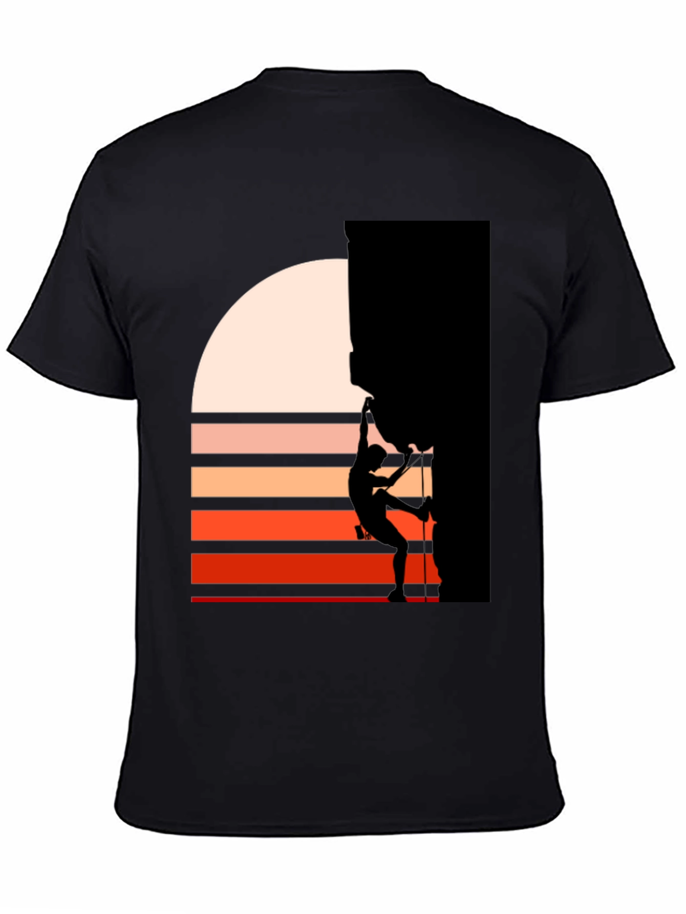 Climber Silhouette Graphic Tee - Adventure Awaits!