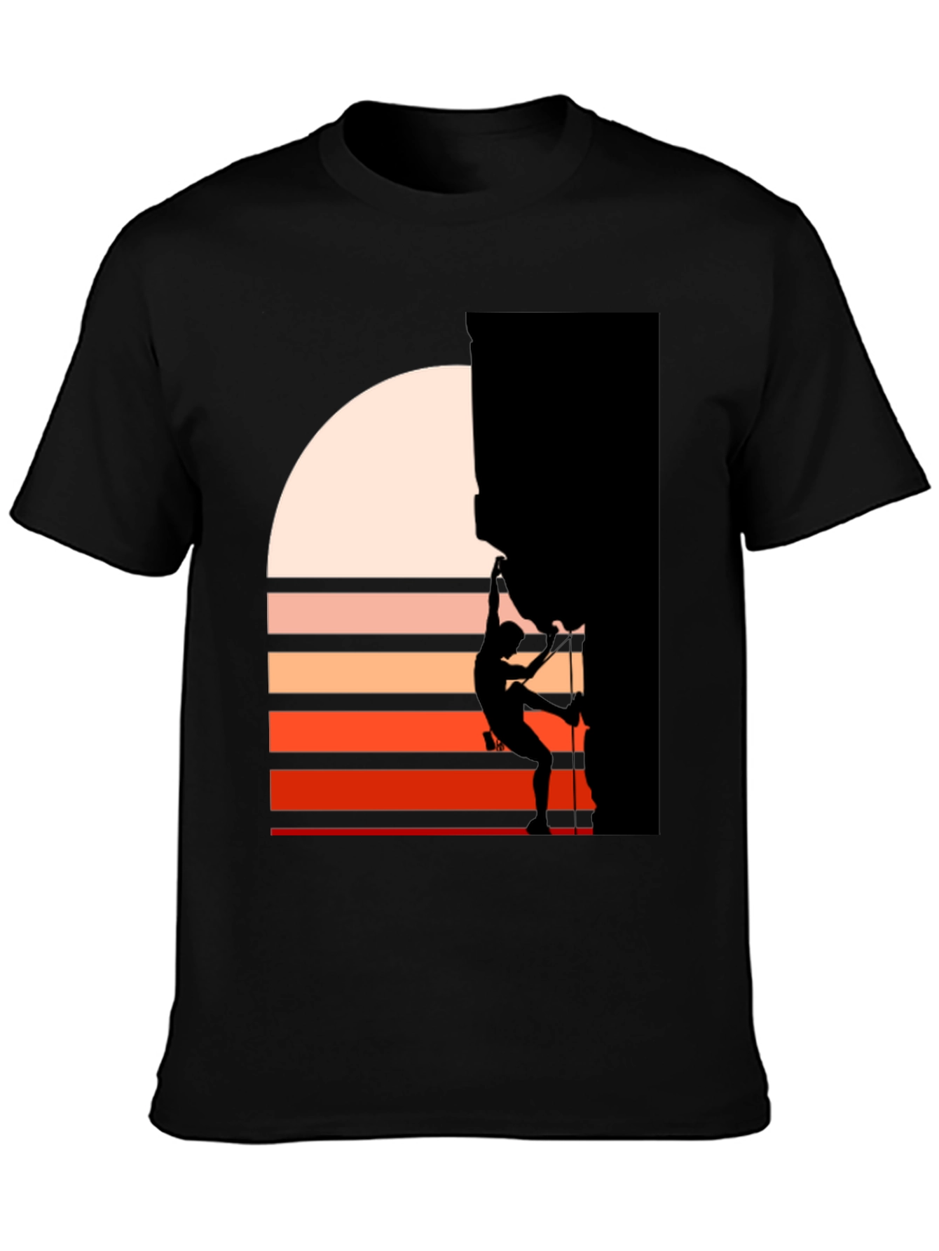 Climber Silhouette Graphic Tee - Adventure Awaits!