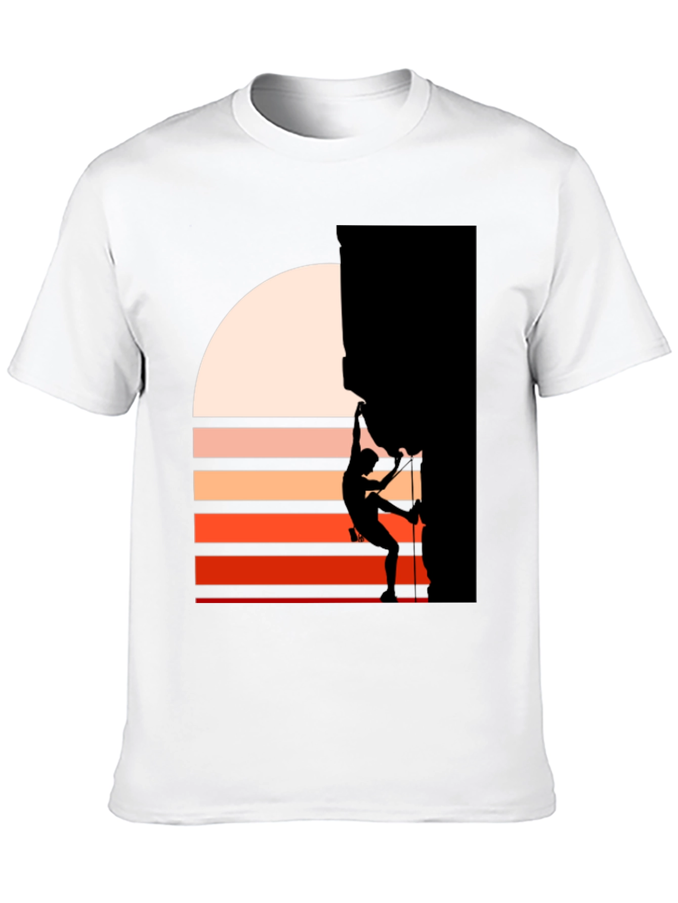 Climber Silhouette Graphic Tee - Adventure Awaits!
