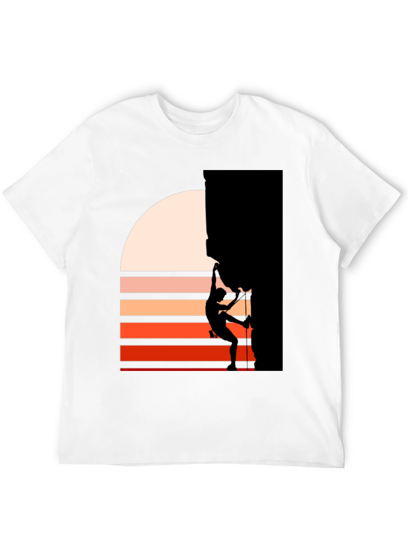 Climber Silhouette Graphic Tee - Adventure Awaits!