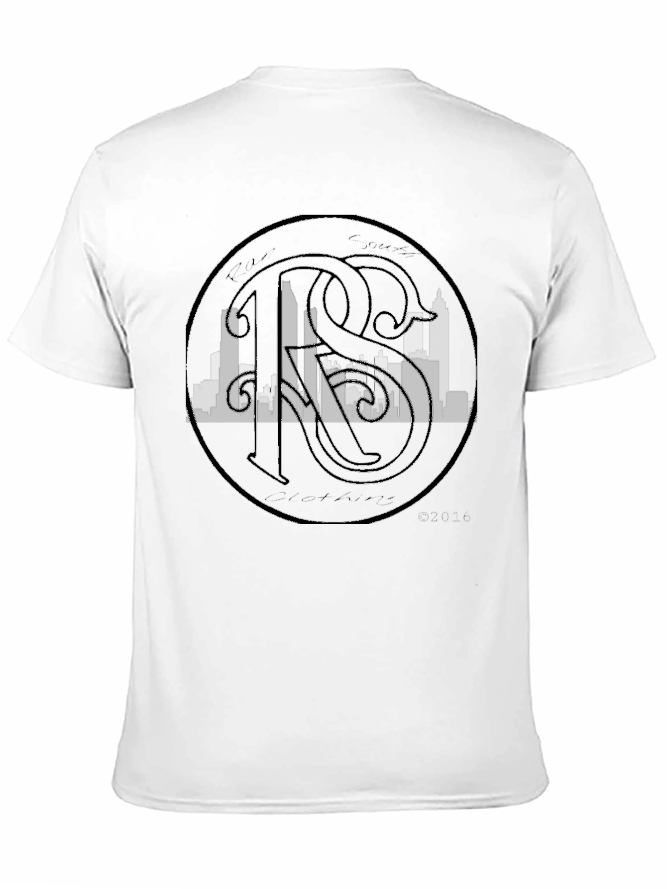 Retro Skyline Graphic Tee - Black