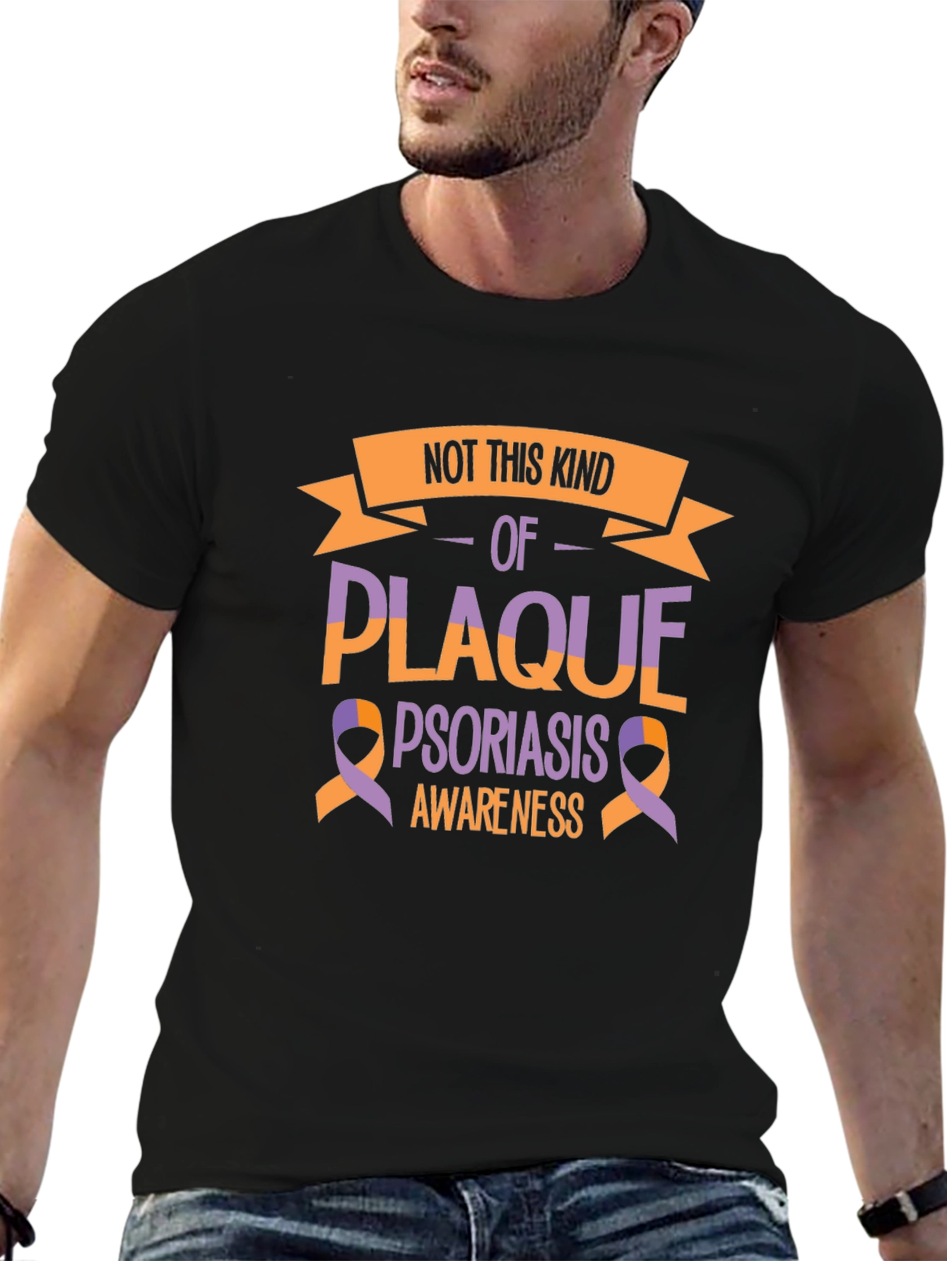 Plaque Psoriasis Awareness Graphic T-Shirt