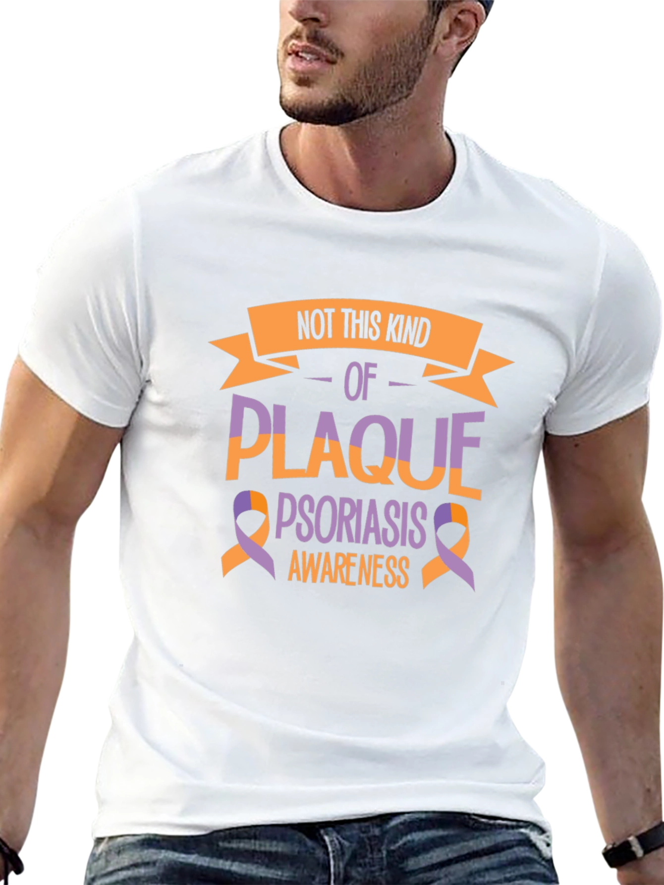 Plaque Psoriasis Awareness Graphic T-Shirt