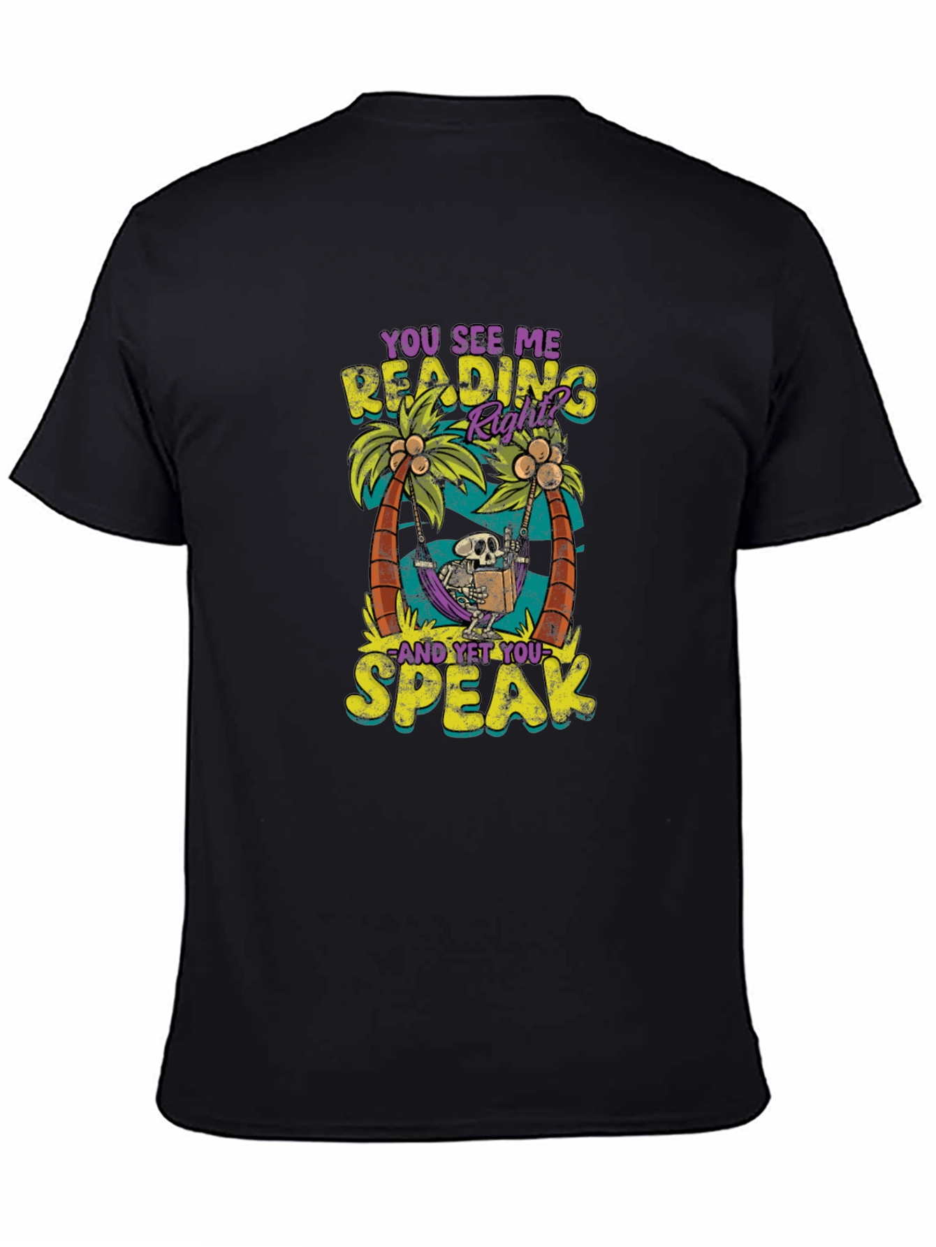 Funny Skeleton Reading T-Shirt