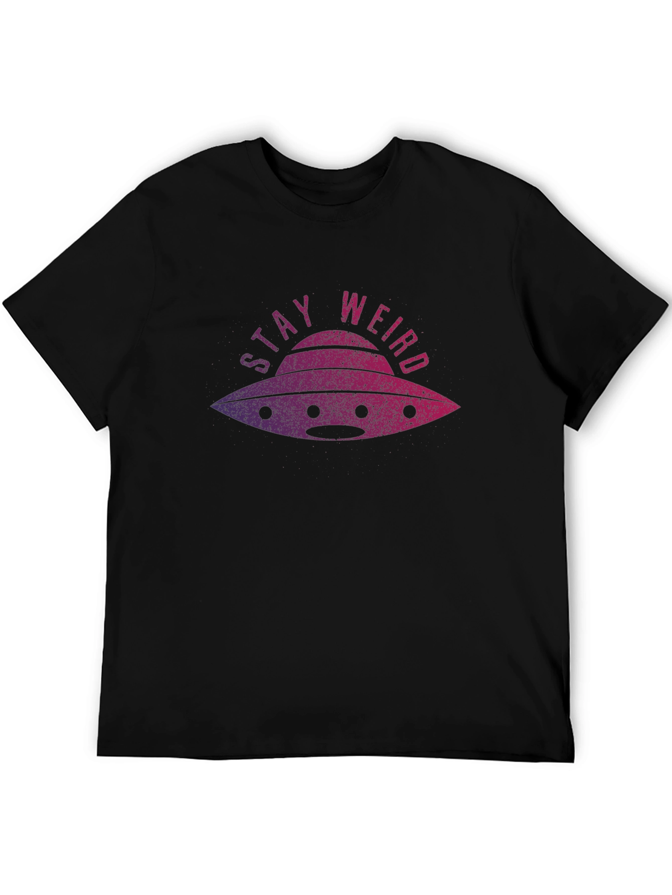 Stay Weird Alien Graphic Tee - Soft Cotton Blend