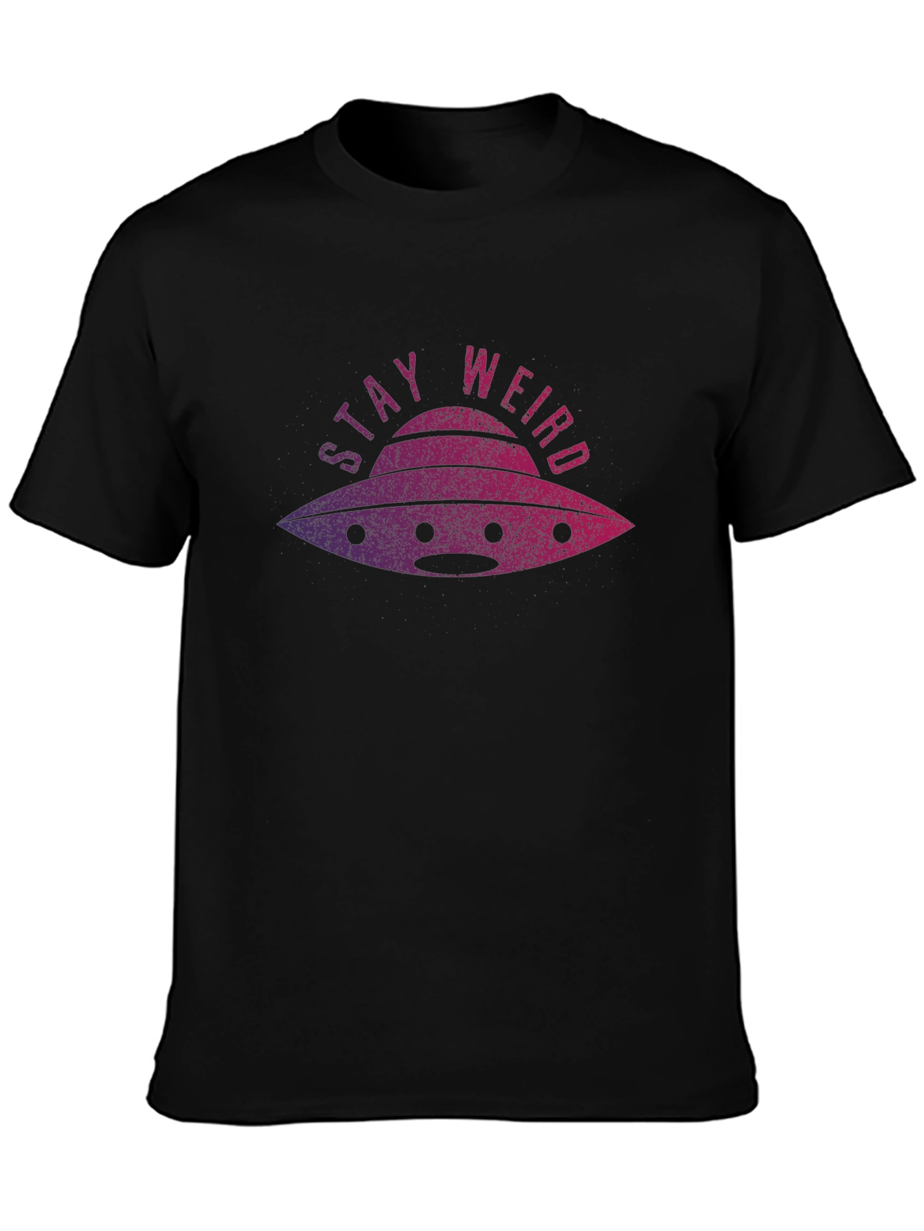 Stay Weird Alien Graphic Tee - Soft Cotton Blend