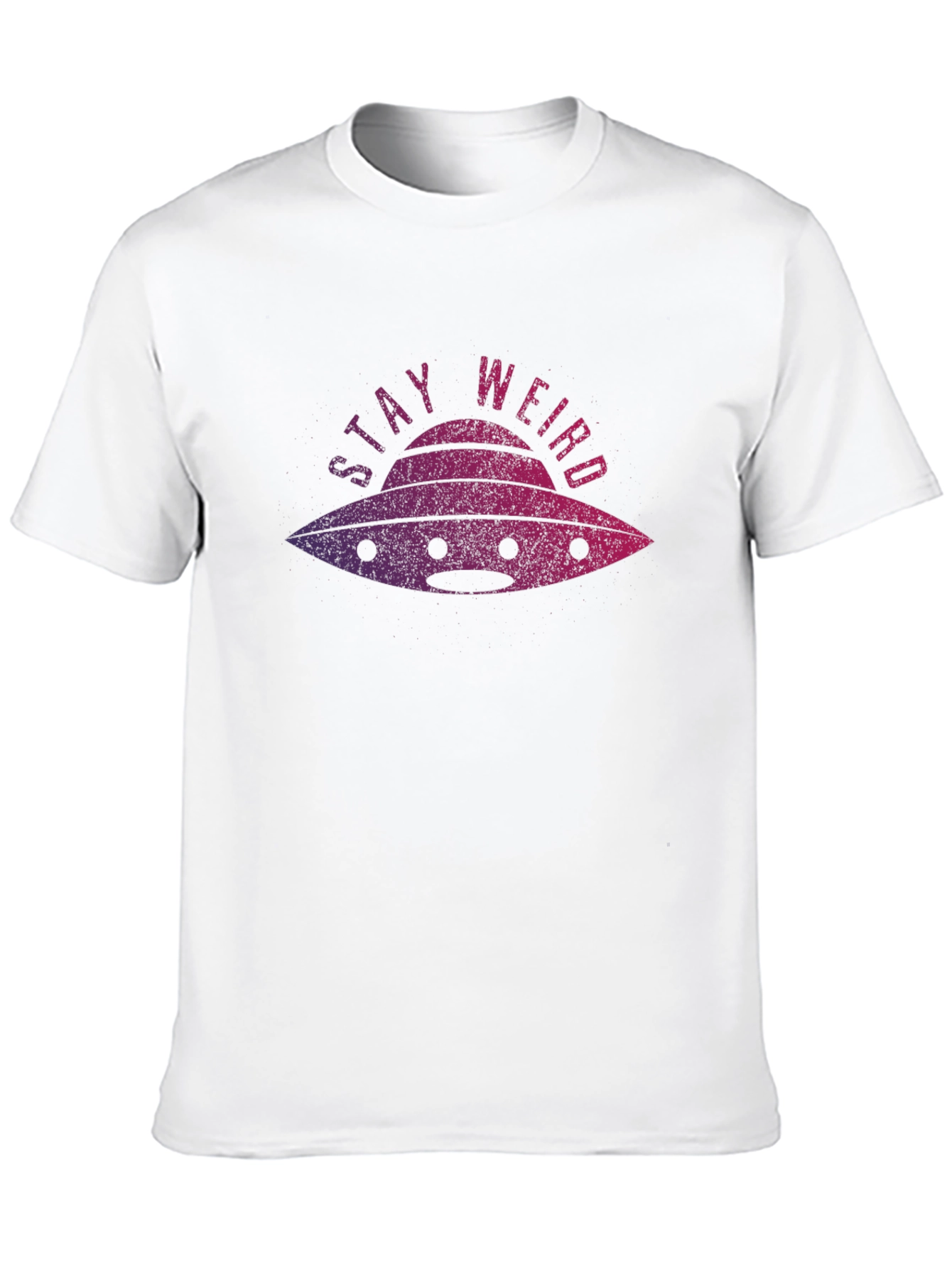 Stay Weird Alien Graphic Tee - Soft Cotton Blend