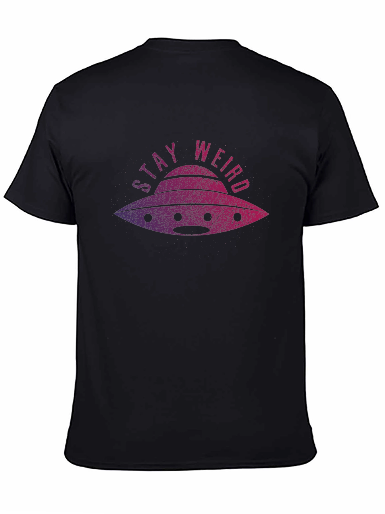 Stay Weird Alien Graphic Tee - Soft Cotton Blend