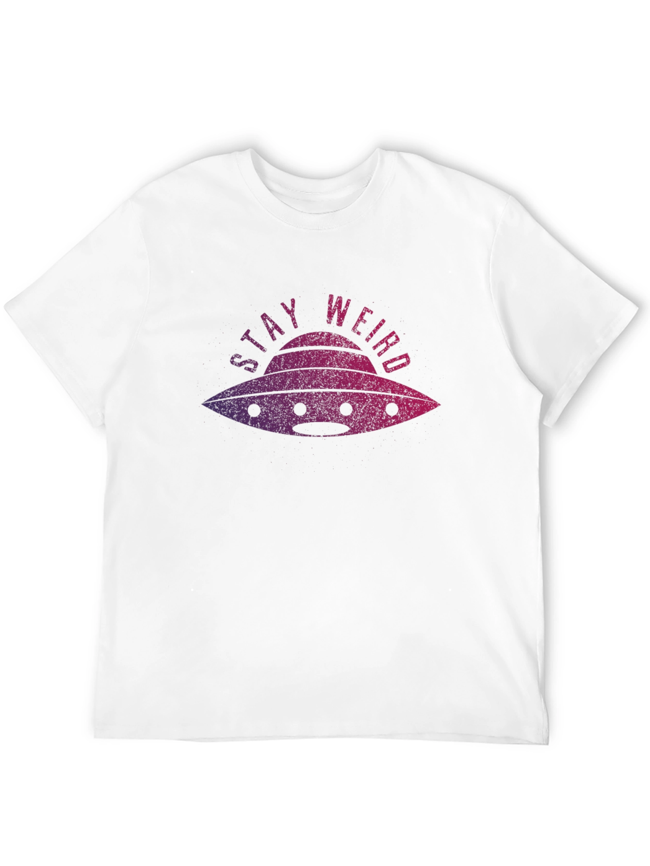Stay Weird Alien Graphic Tee - Soft Cotton Blend