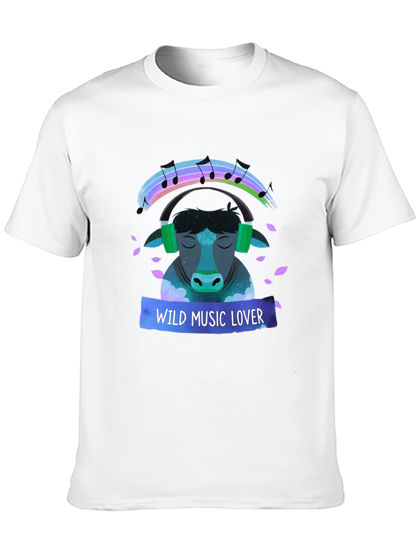 Wild Music Lover Graphic T-Shirt