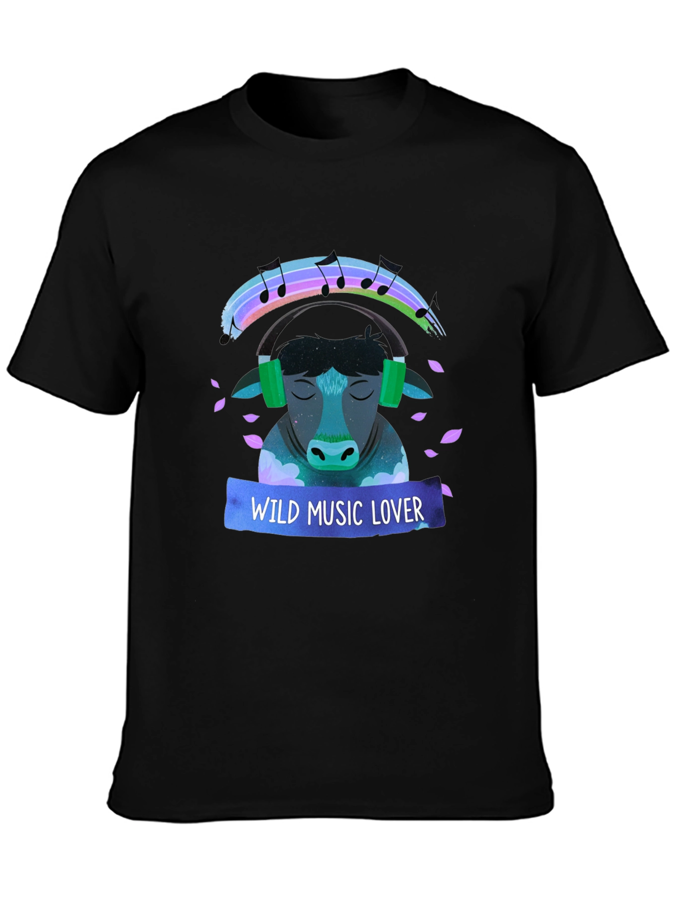 Wild Music Lover Graphic T-Shirt