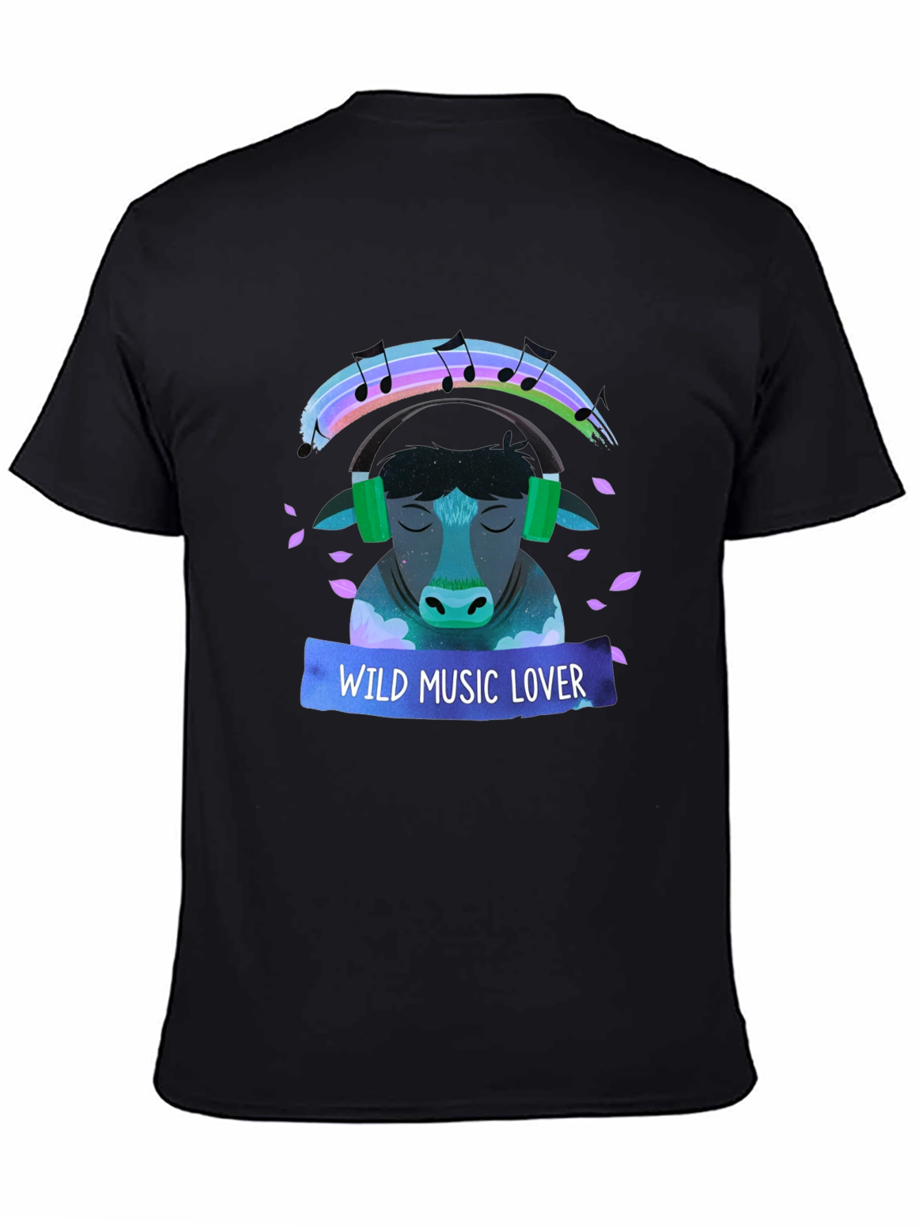 Wild Music Lover Graphic T-Shirt