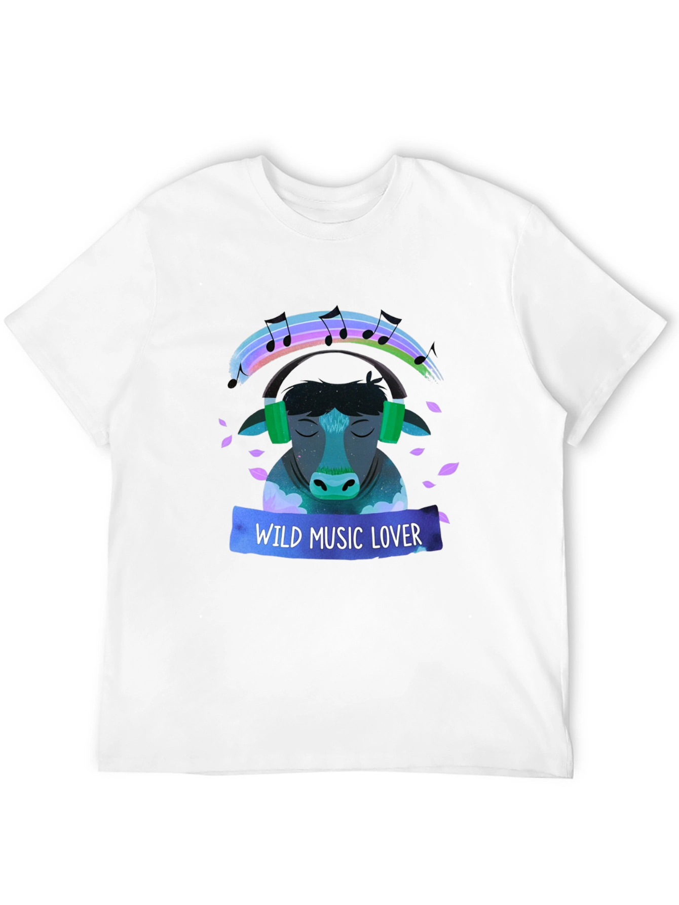 Wild Music Lover Graphic T-Shirt