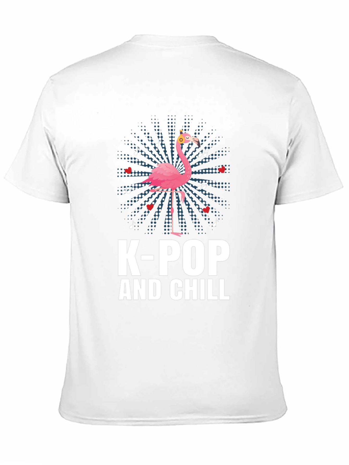 K-Pop and Chill Flamingo T-Shirt