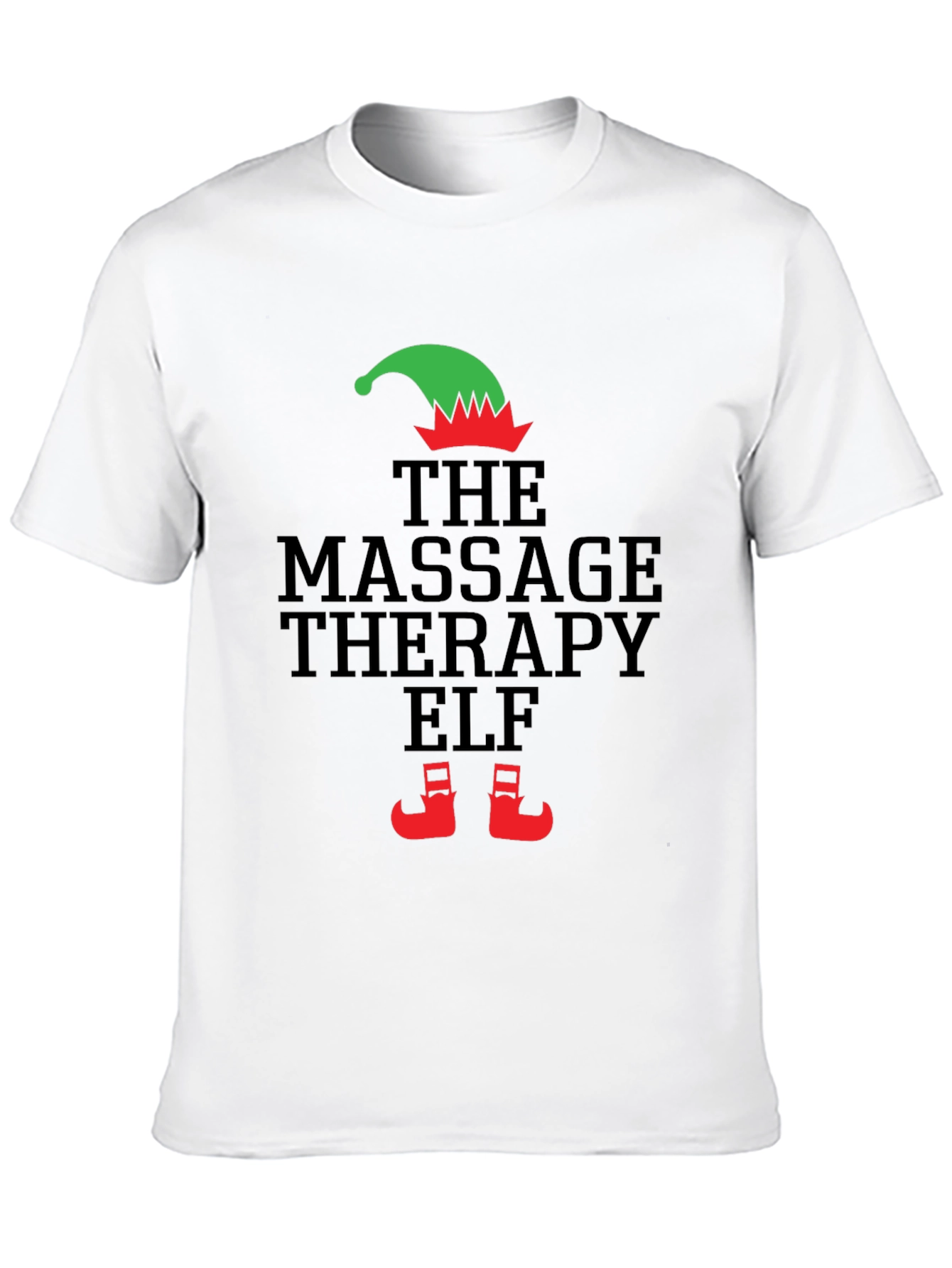 Massage Therapy Elf Christmas T-Shirt