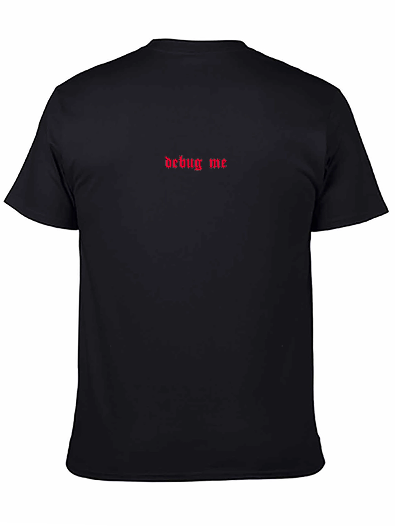 Debug Me Black Graphic T-Shirt