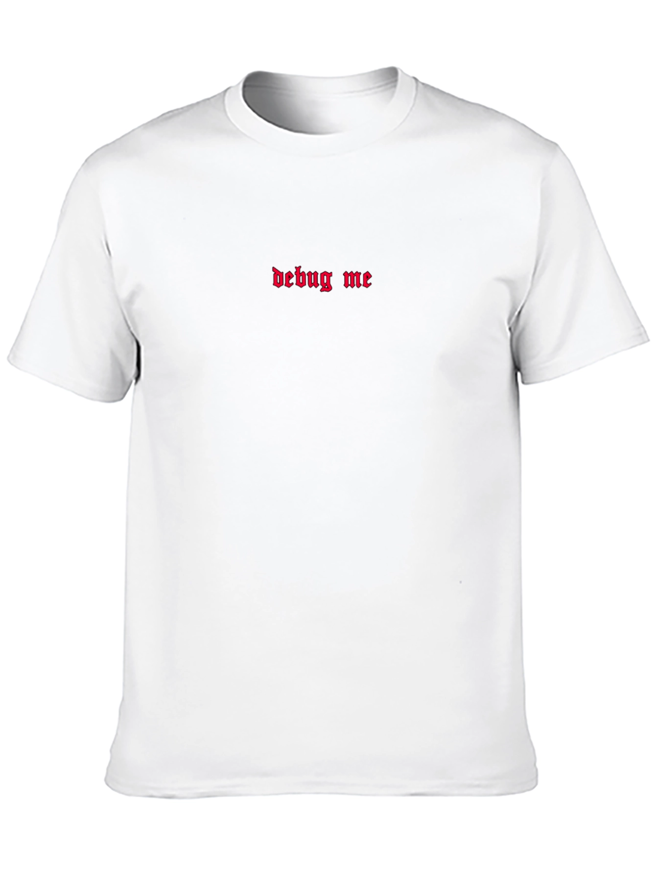Debug Me Black Graphic T-Shirt