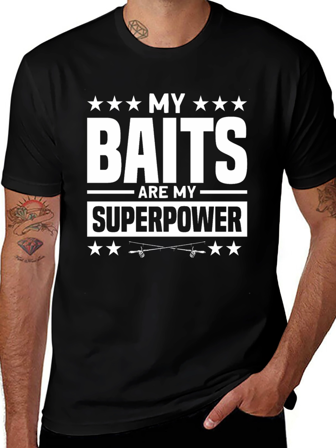 My Baits Are My Superpower Graphic Tee