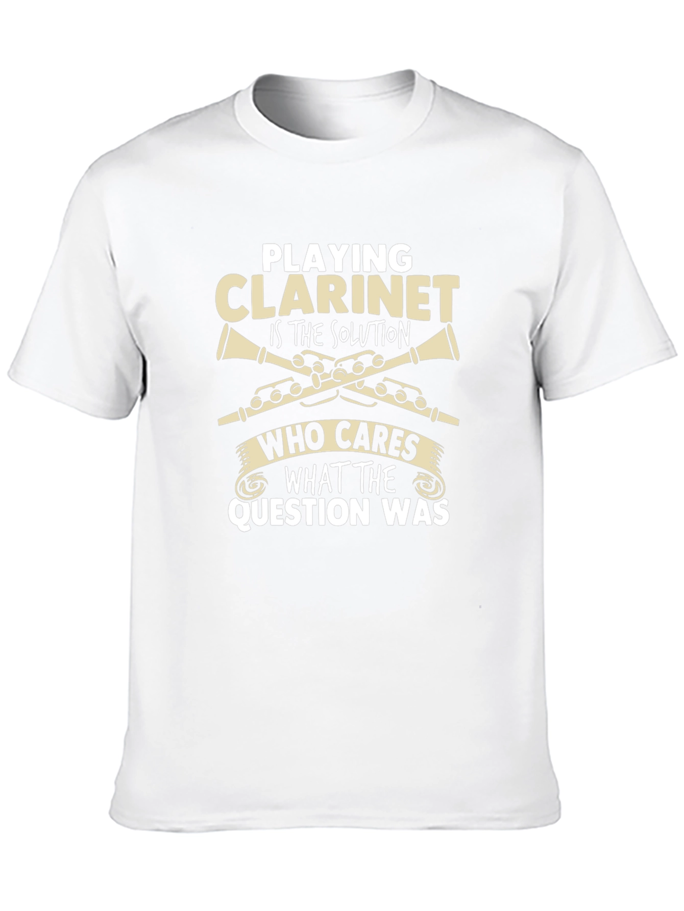 Clarine Playing Is The Solution Novelty Graphic T-Shirt