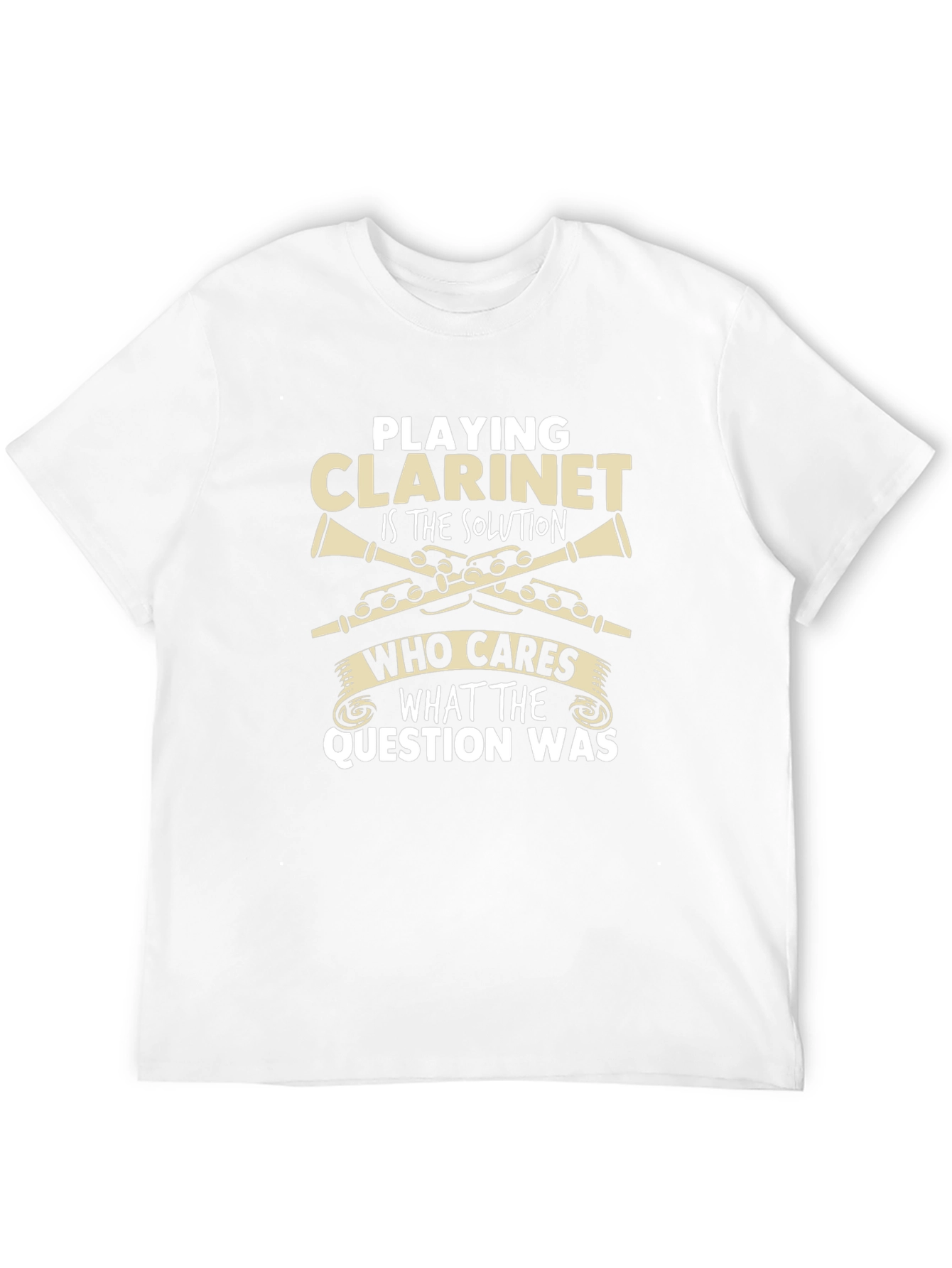 Clarine Playing Is The Solution Novelty Graphic T-Shirt