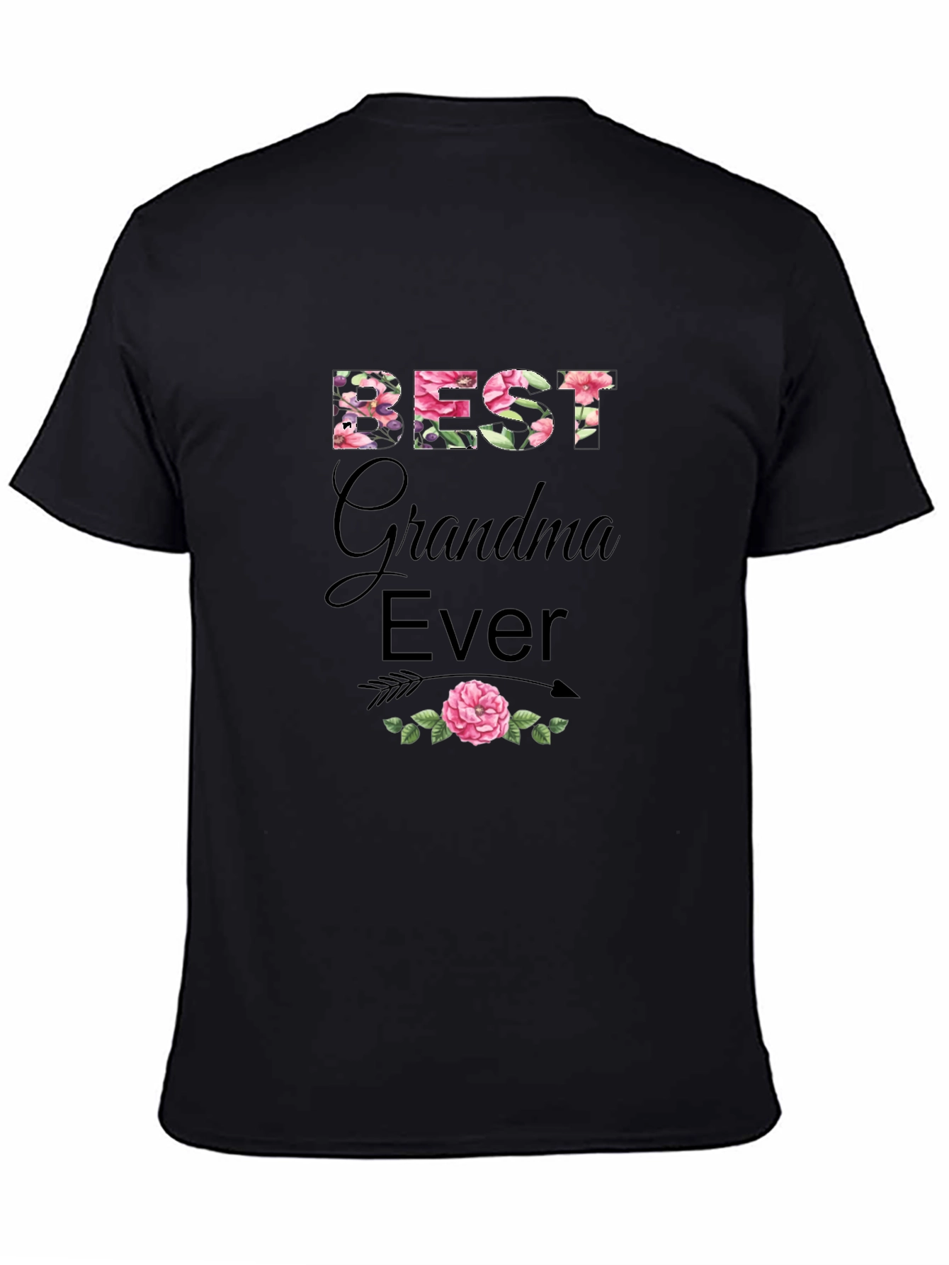 Best Grandma Ever Floral T-Shirt