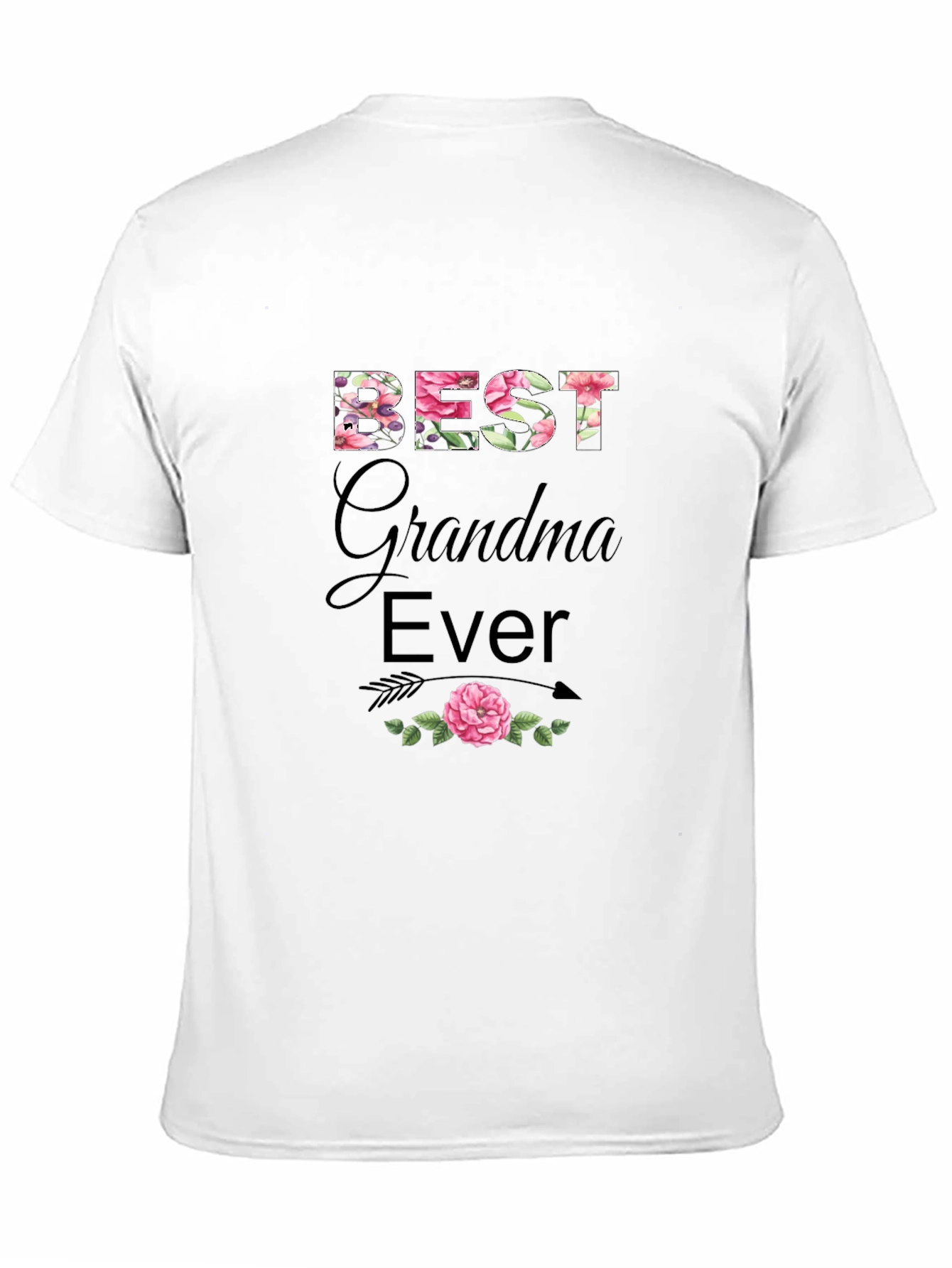 Best Grandma Ever Floral T-Shirt