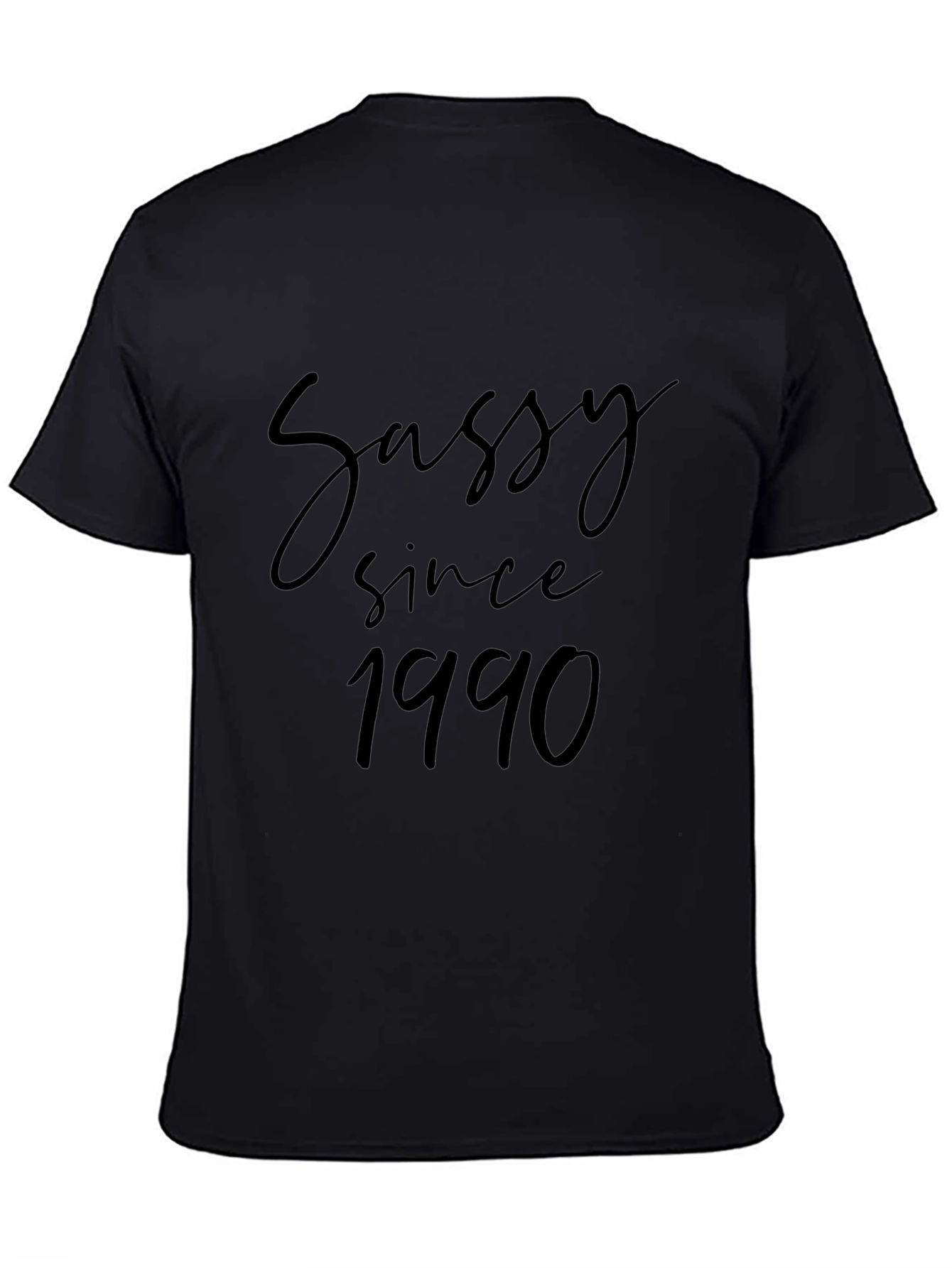 Sassy Since 1990 Black T-Shirt