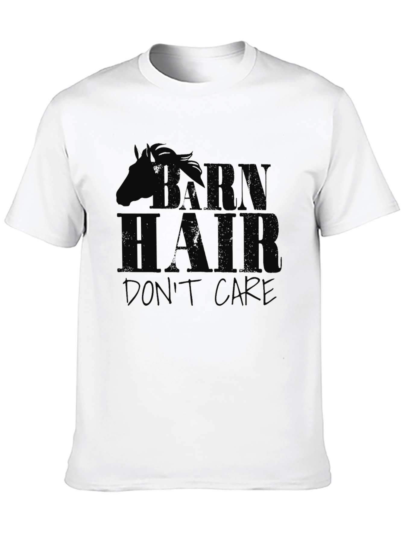 Barn Hair Dont Care Black T-Shirt