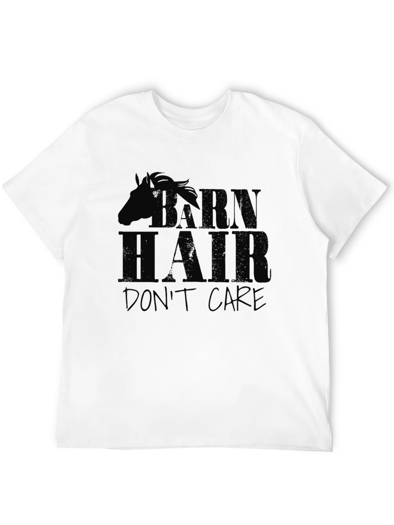 Barn Hair Dont Care Black T-Shirt