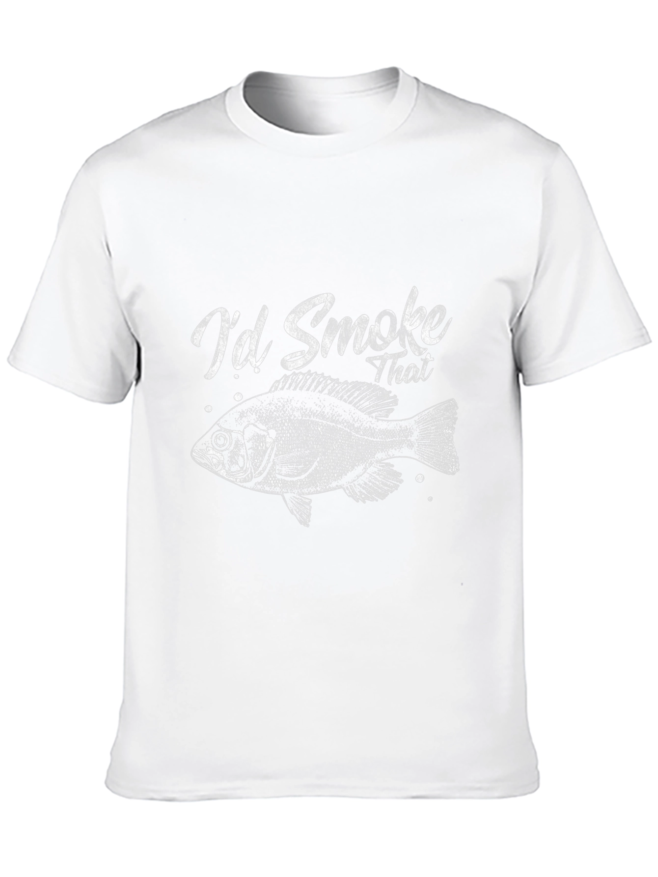 Id Smoke That Fish Graphic Tee - Black