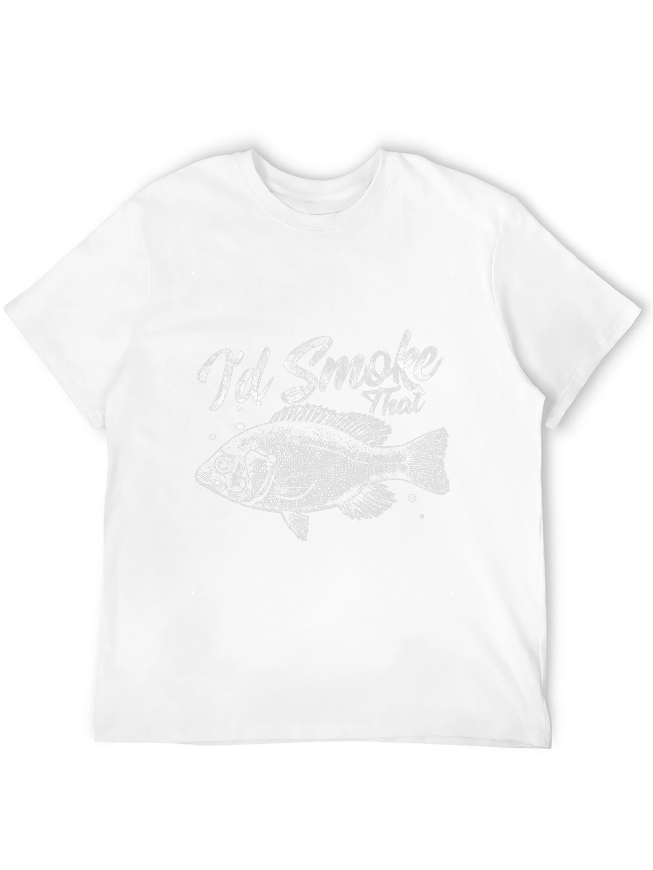 Id Smoke That Fish Graphic Tee - Black