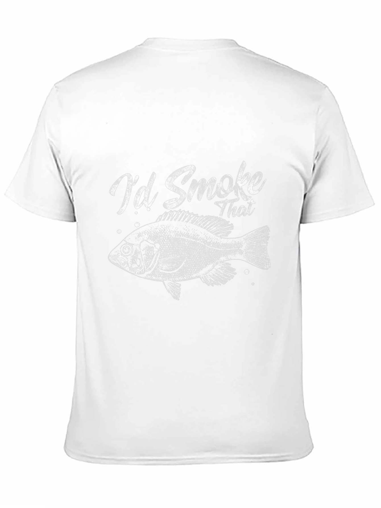 Id Smoke That Fish Graphic Tee - Black