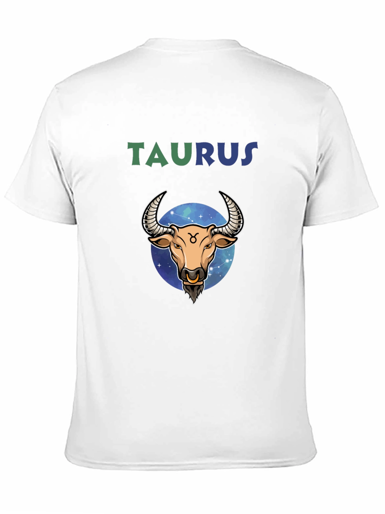 Taurus Zodiac T-Shirt - Bull Constellation Design