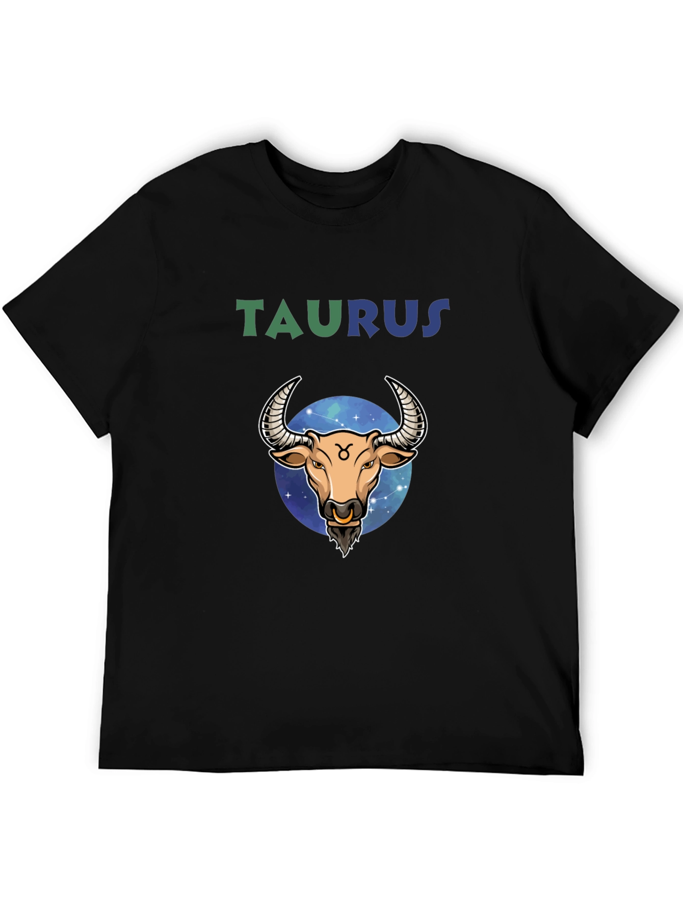 Taurus Zodiac T-Shirt - Bull Constellation Design