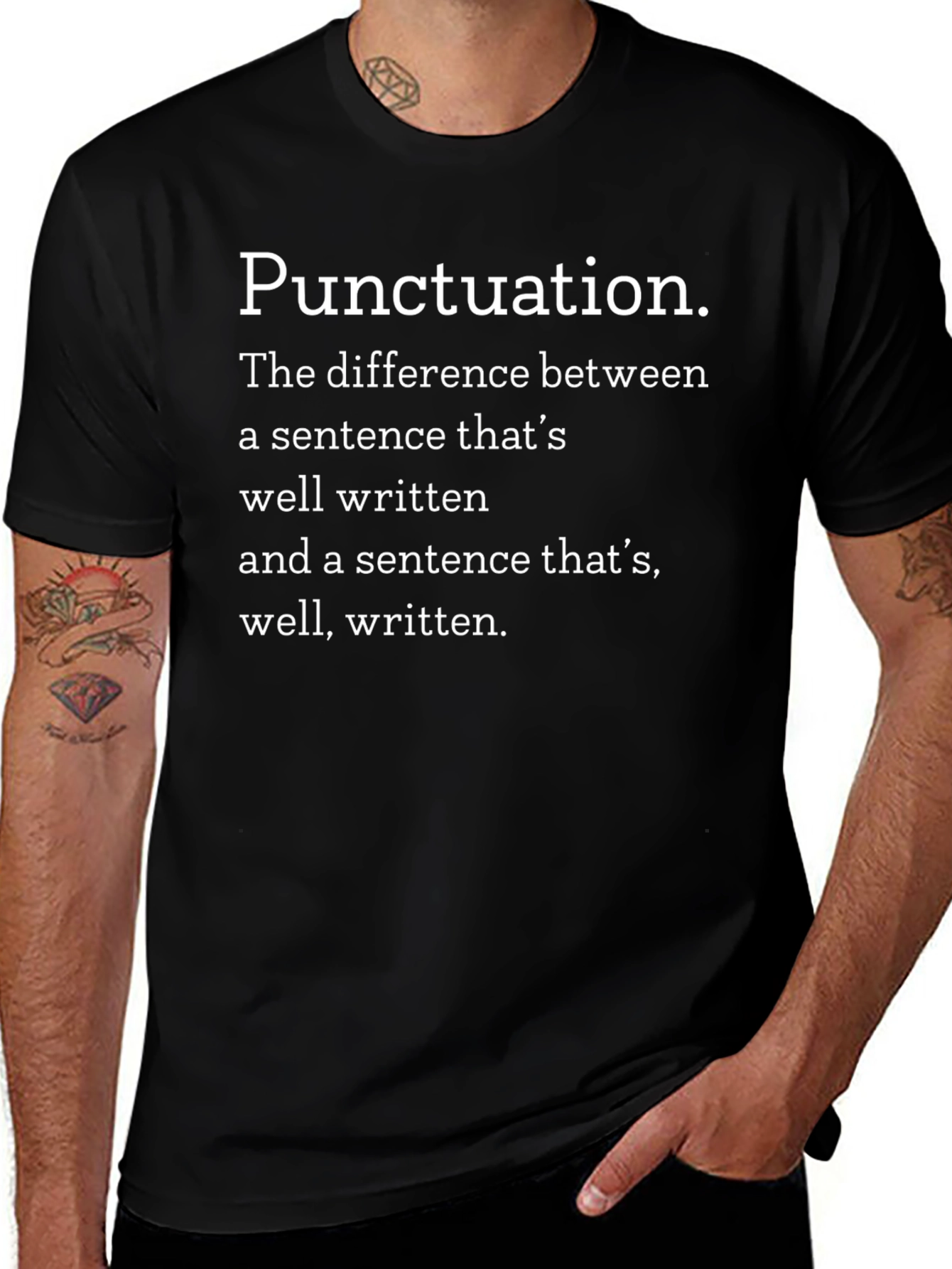 Punctuation T-Shirt - Funny Grammar Tee