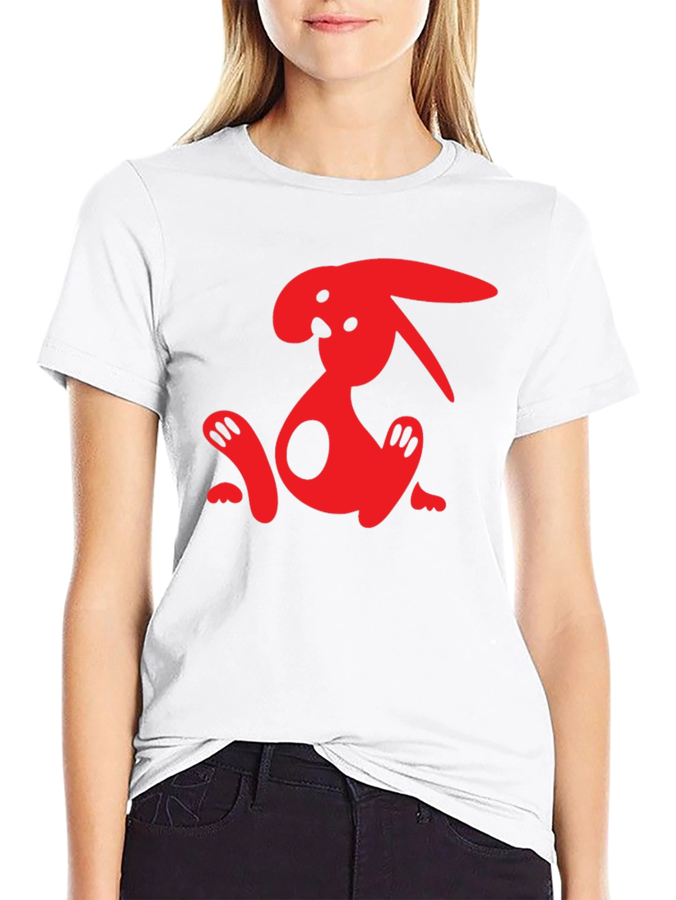 Abstract Rabbit Graphic Tee