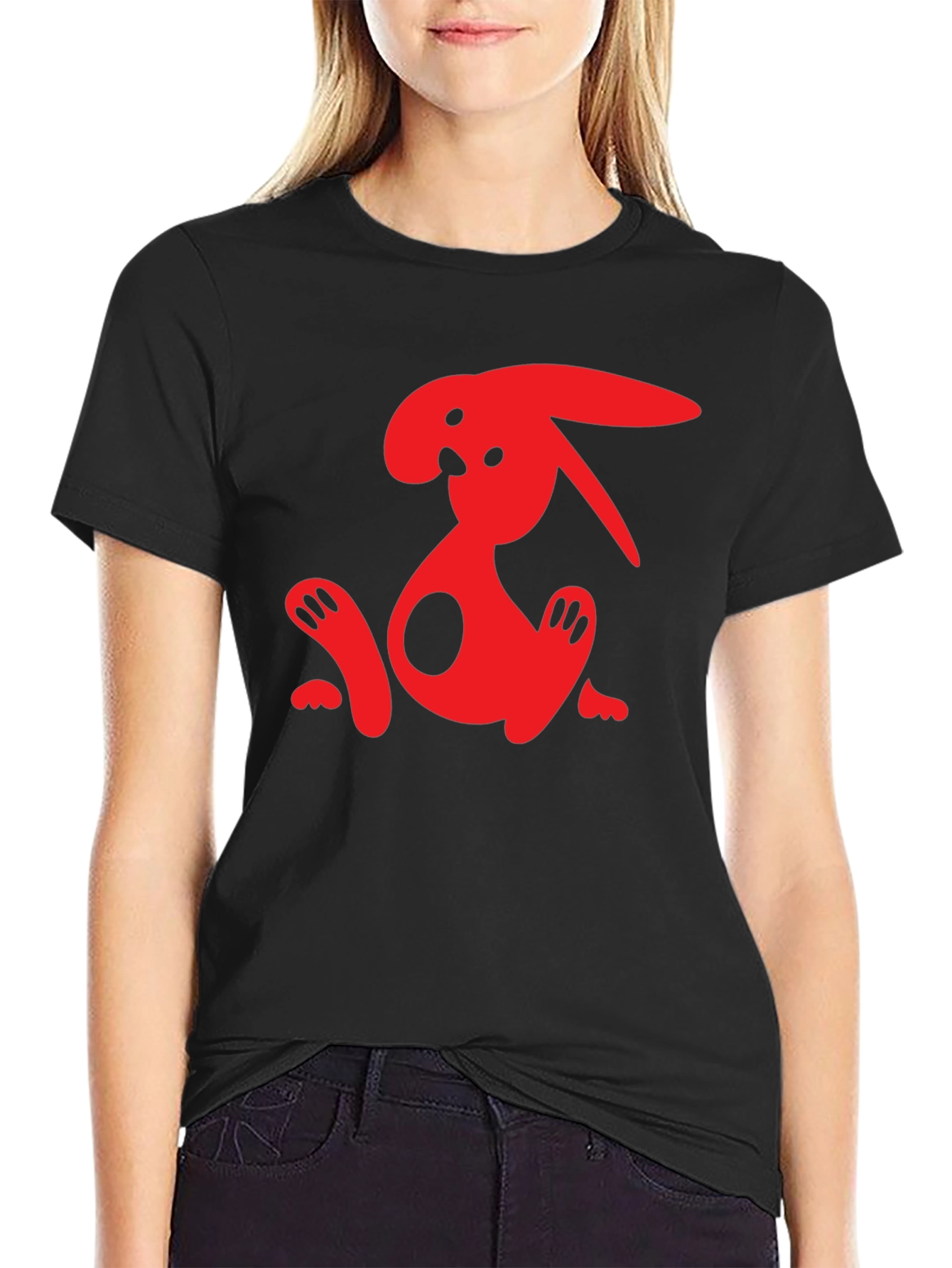 Abstract Rabbit Graphic Tee