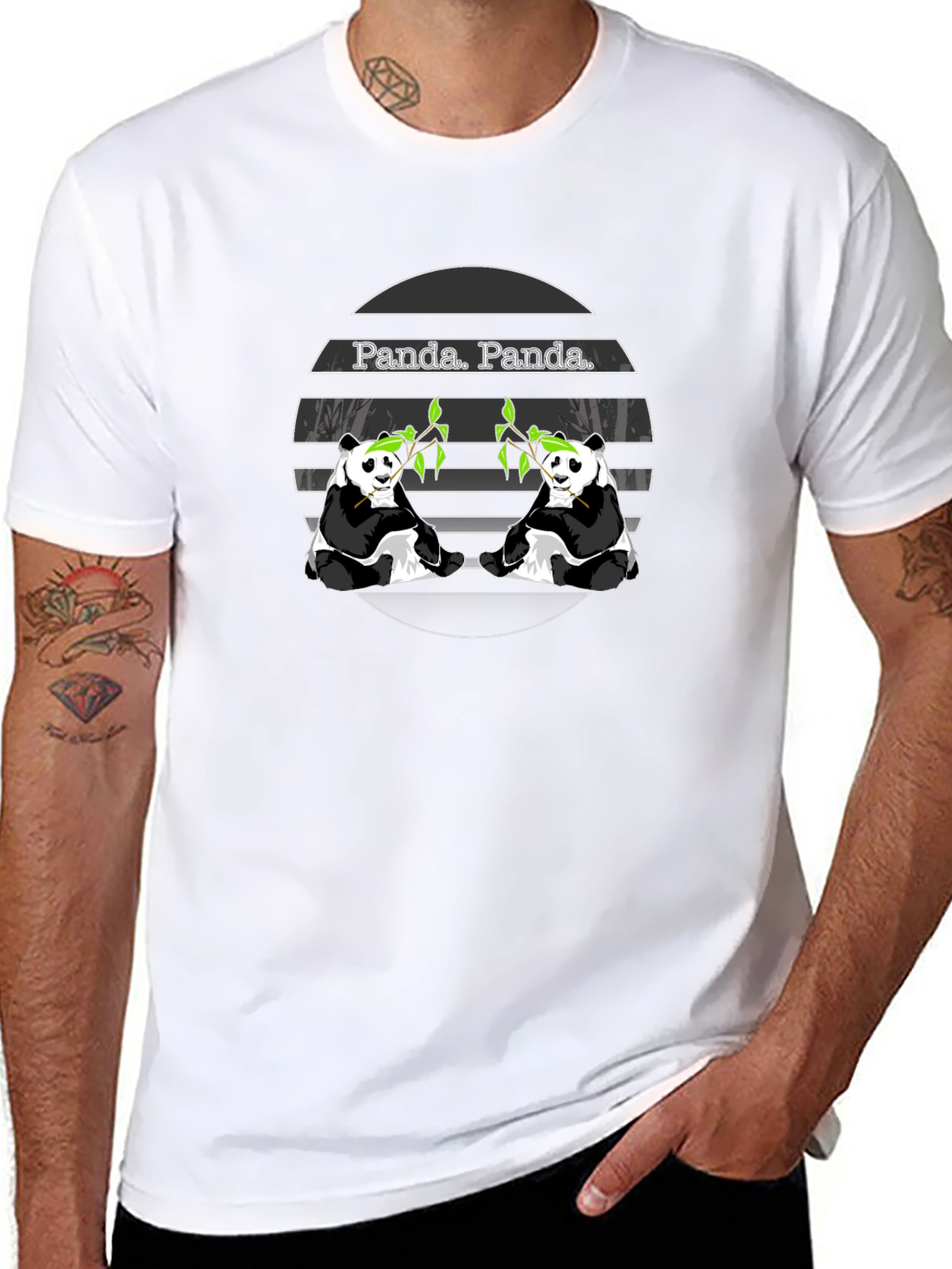 Panda. Panda. Graphic Tee