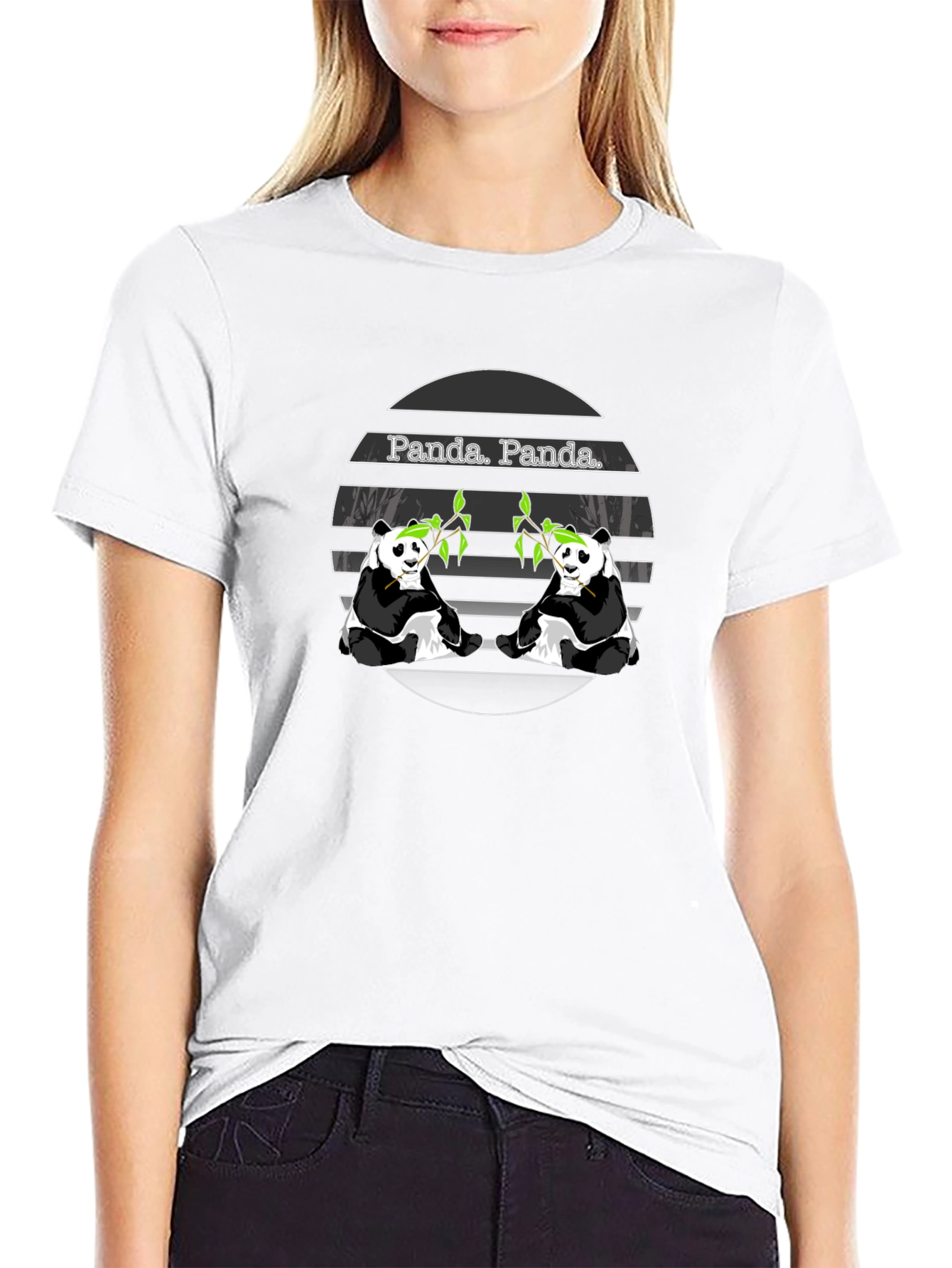Panda. Panda. Graphic Tee