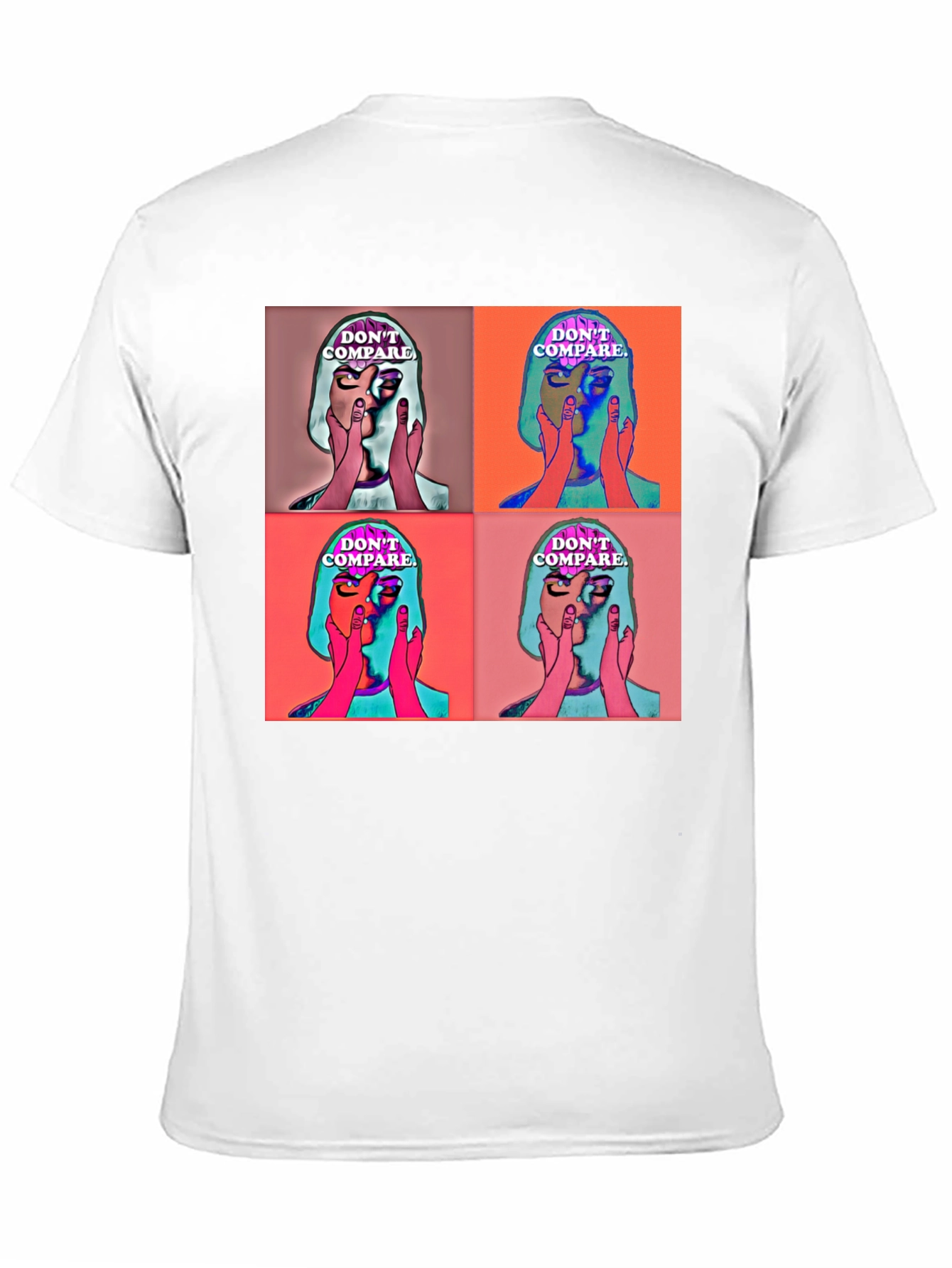 Dont Compare Graphic Print Black T-Shirt