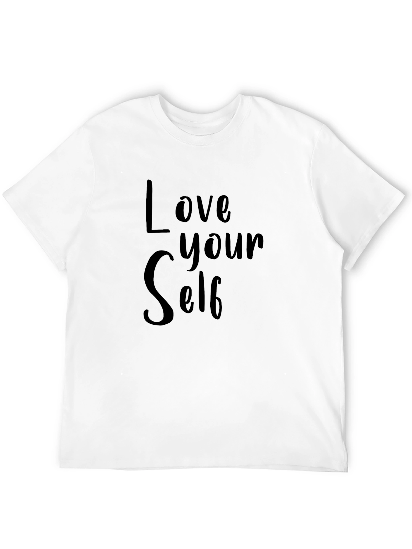 Love Yourself Graphic T-Shirt - Black