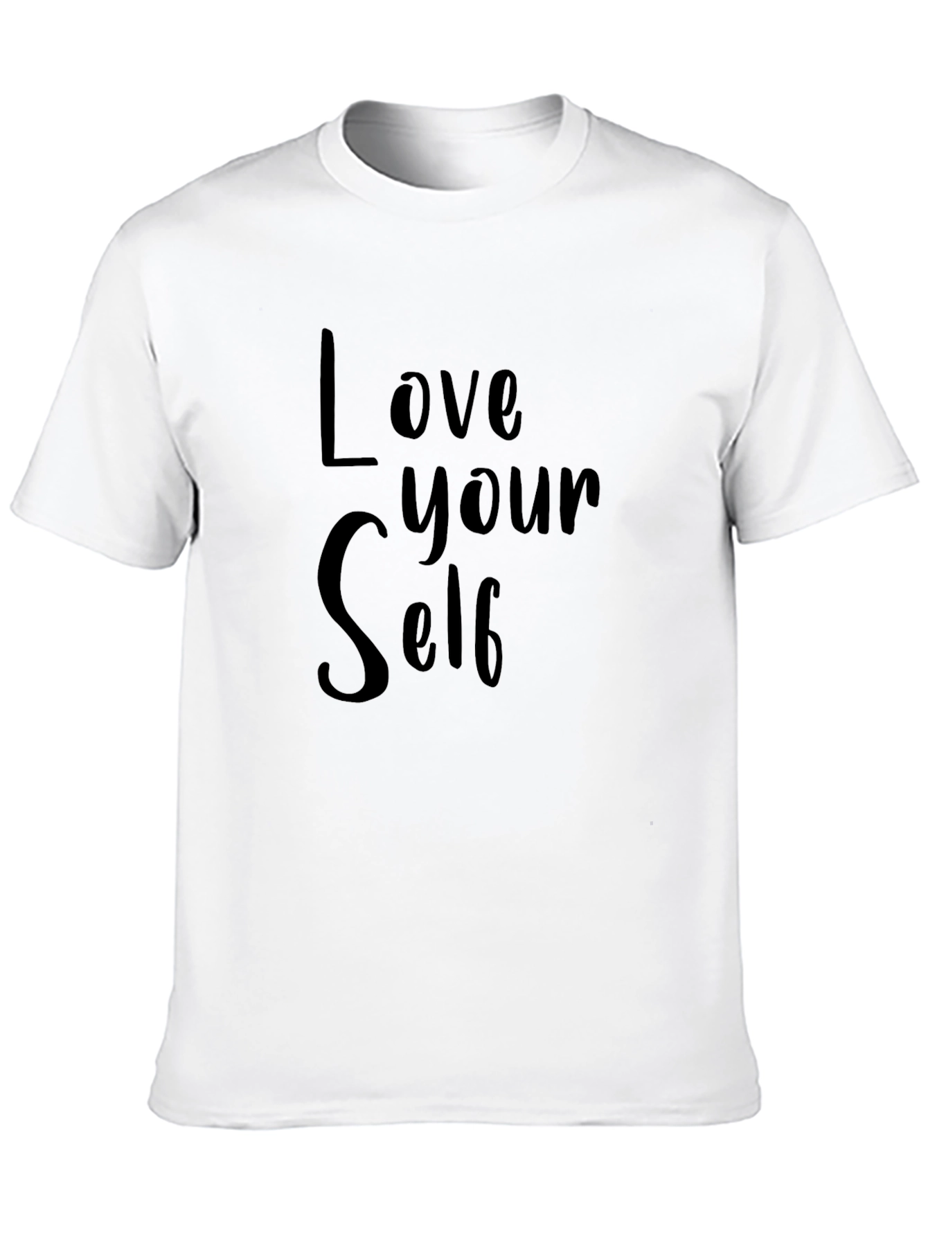 Love Yourself Graphic T-Shirt - Black