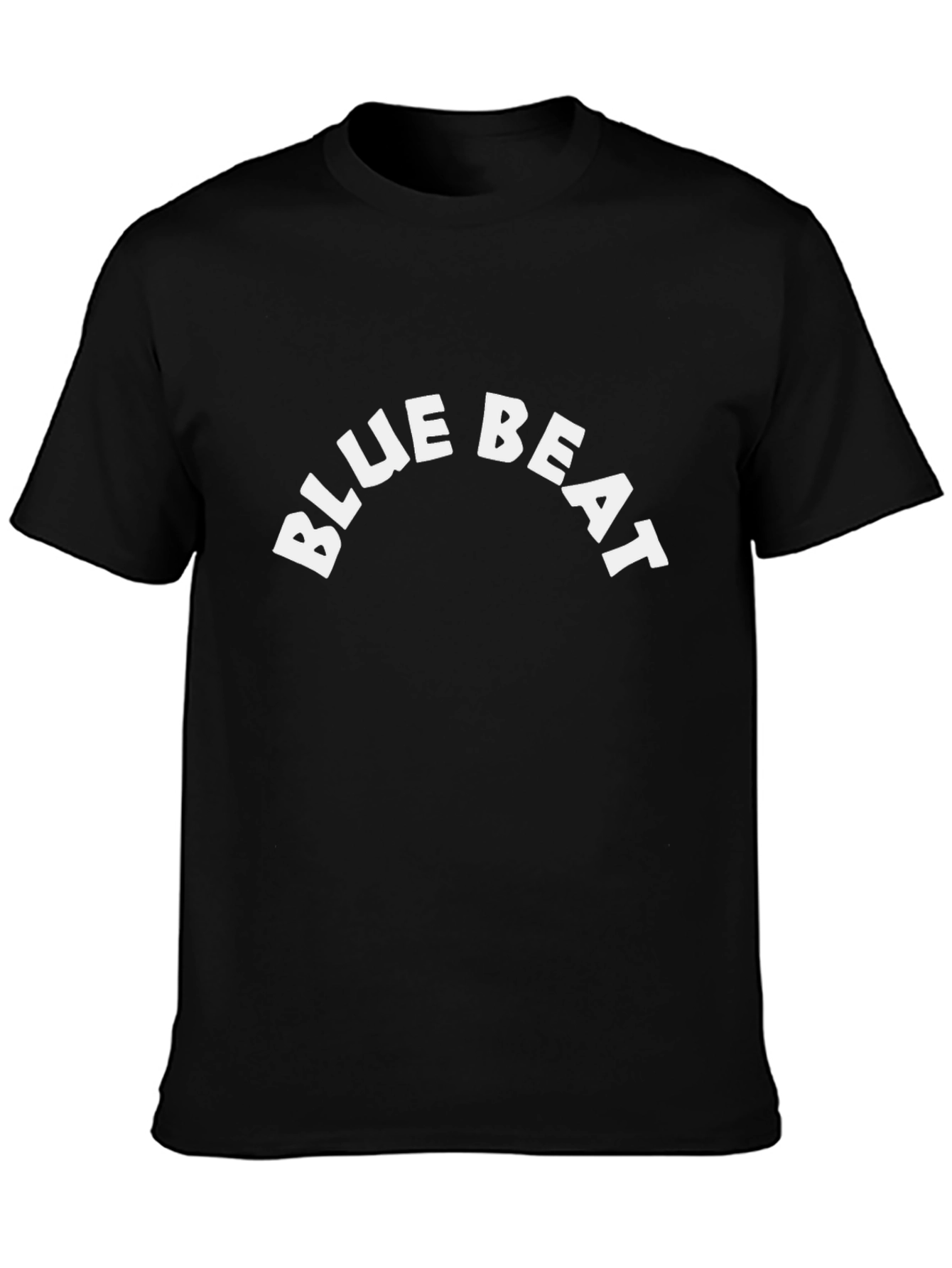 Blue Beat Black Graphic T-Shirt
