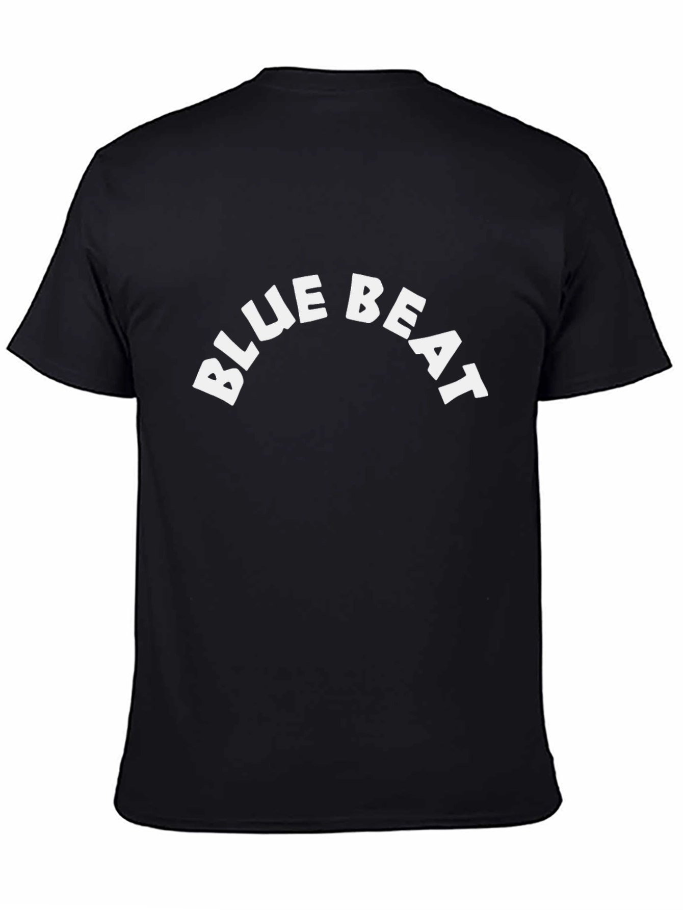 Blue Beat Black Graphic T-Shirt