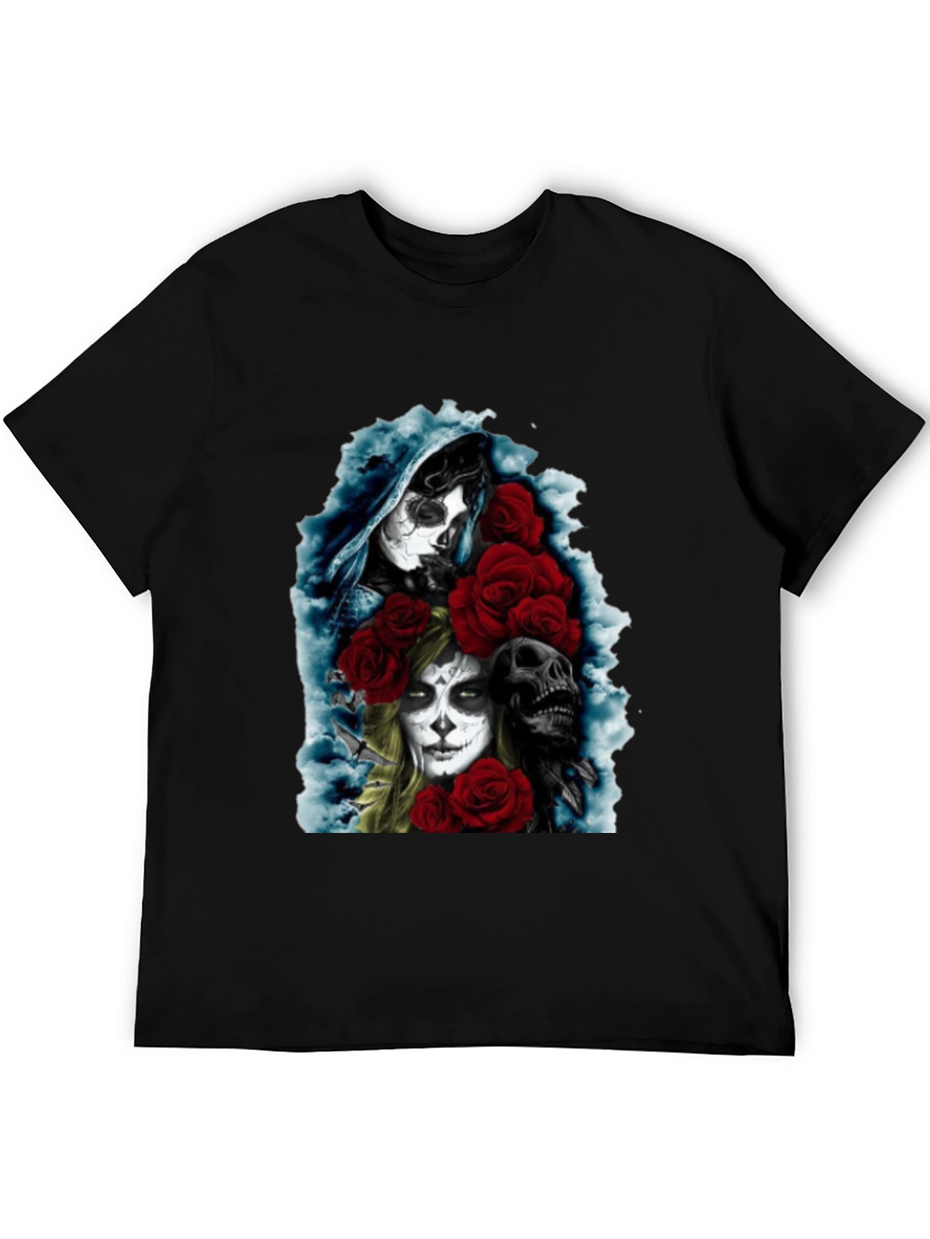 Day of the Dead Sugar Skull Graphic T-Shirt